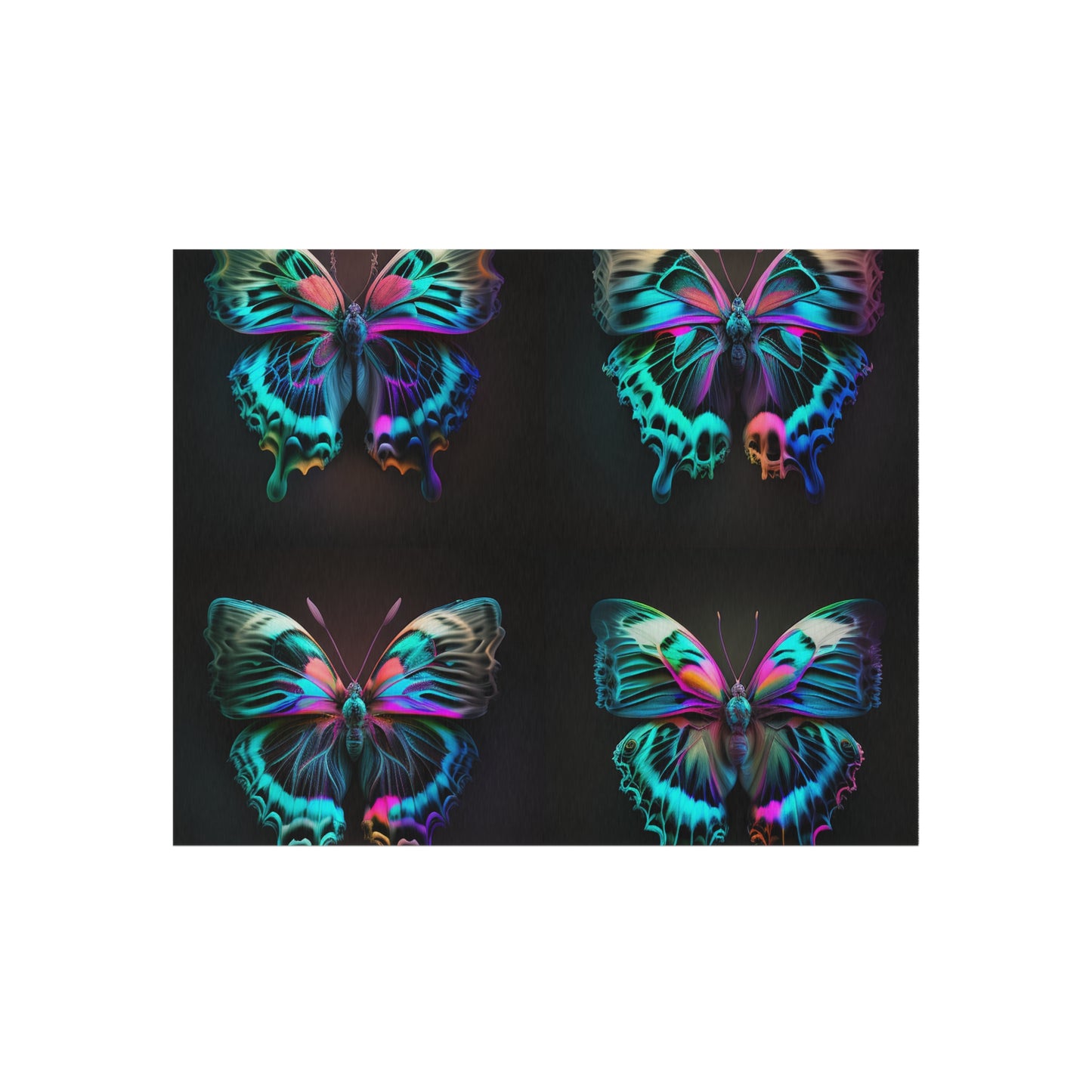 Outdoor Rug  Neon Butterfly Fusion 5