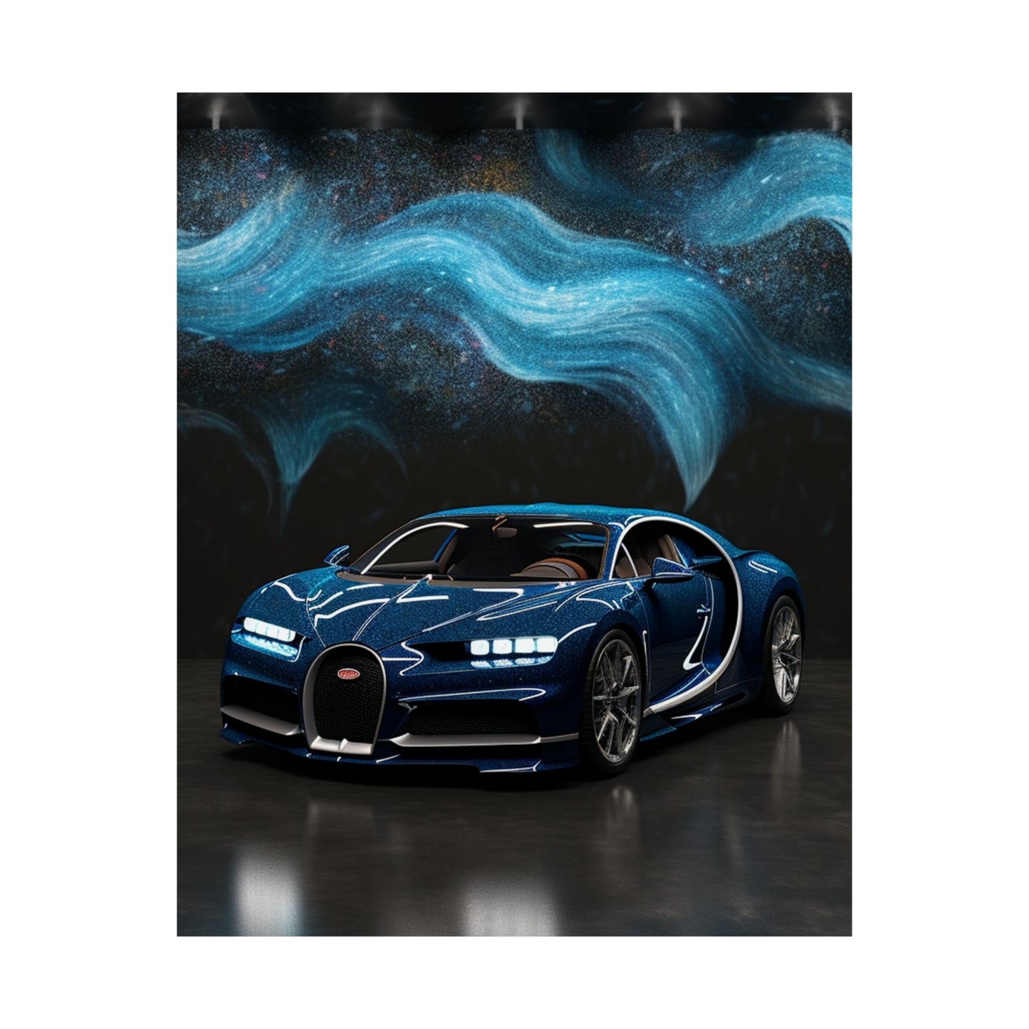 Premium Matte Vertical Posters Hyper Bugatti 3