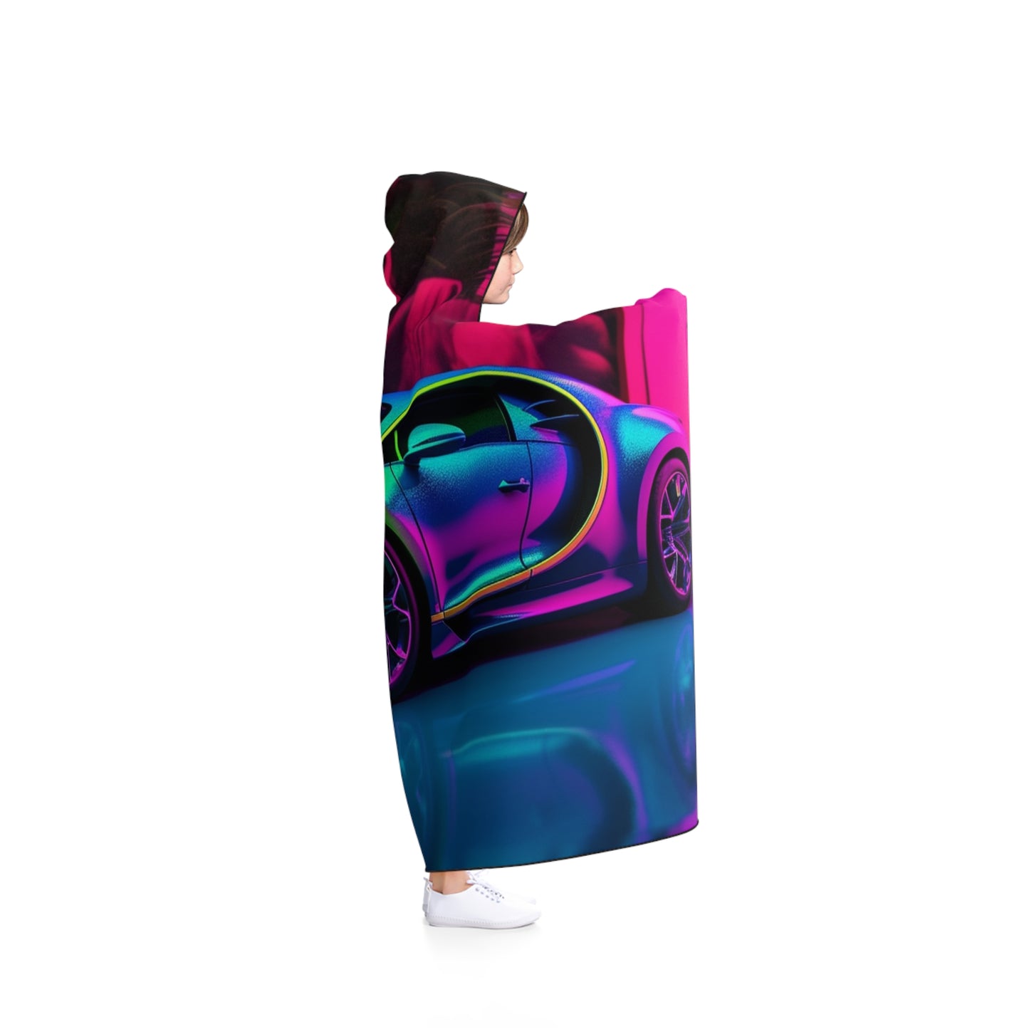 Hooded Blanket Florescent Bugatti Flair 1