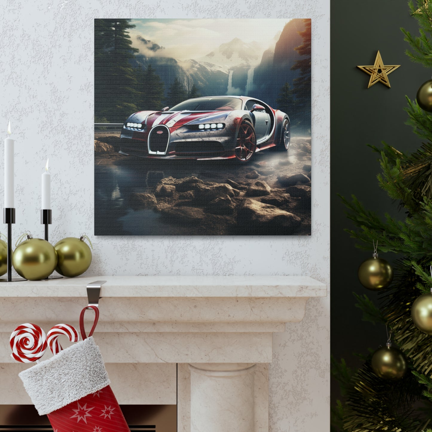 Canvas Gallery Wraps Bugatti Waterfall 4