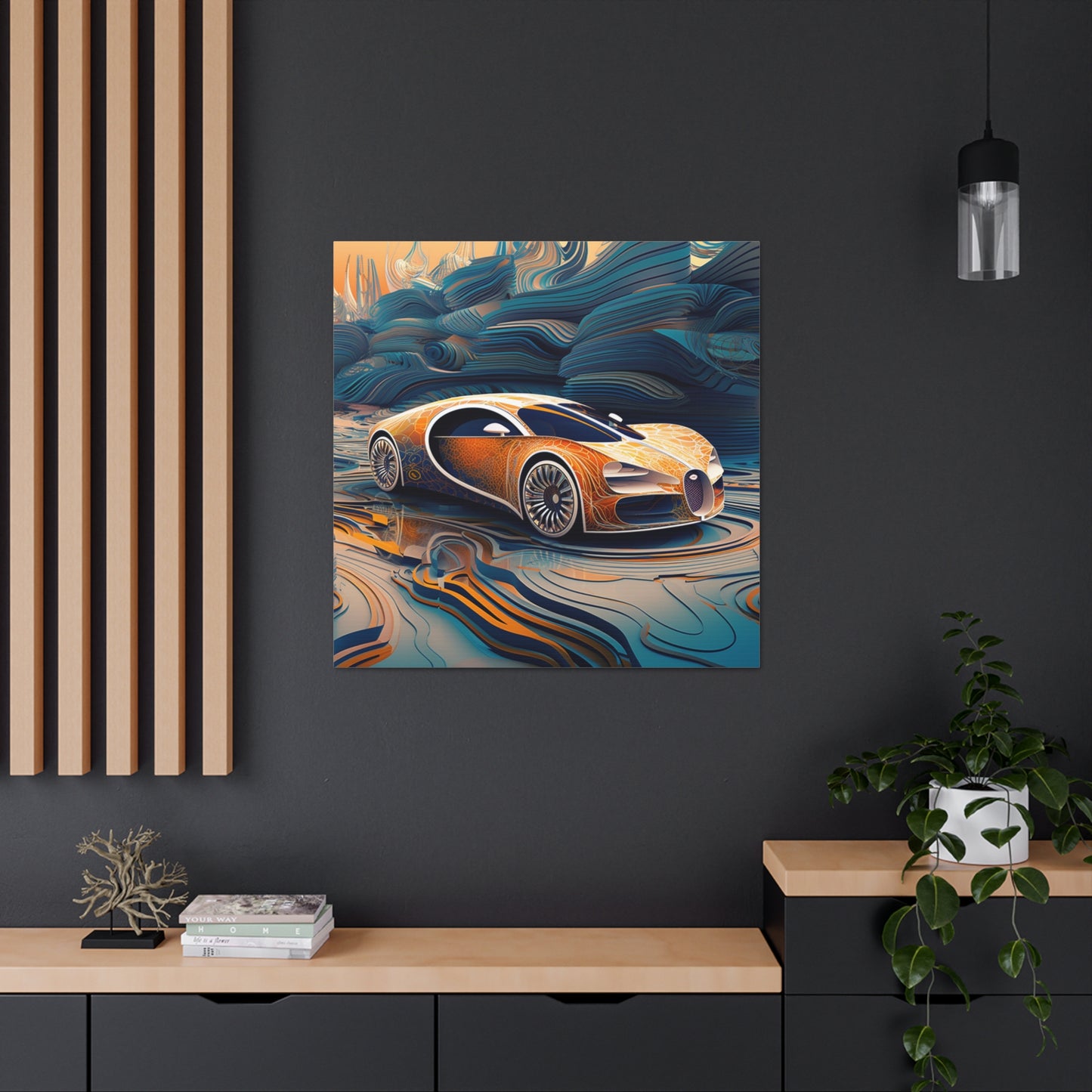 Canvas Gallery Wraps Bugatti Abstract Flair 1