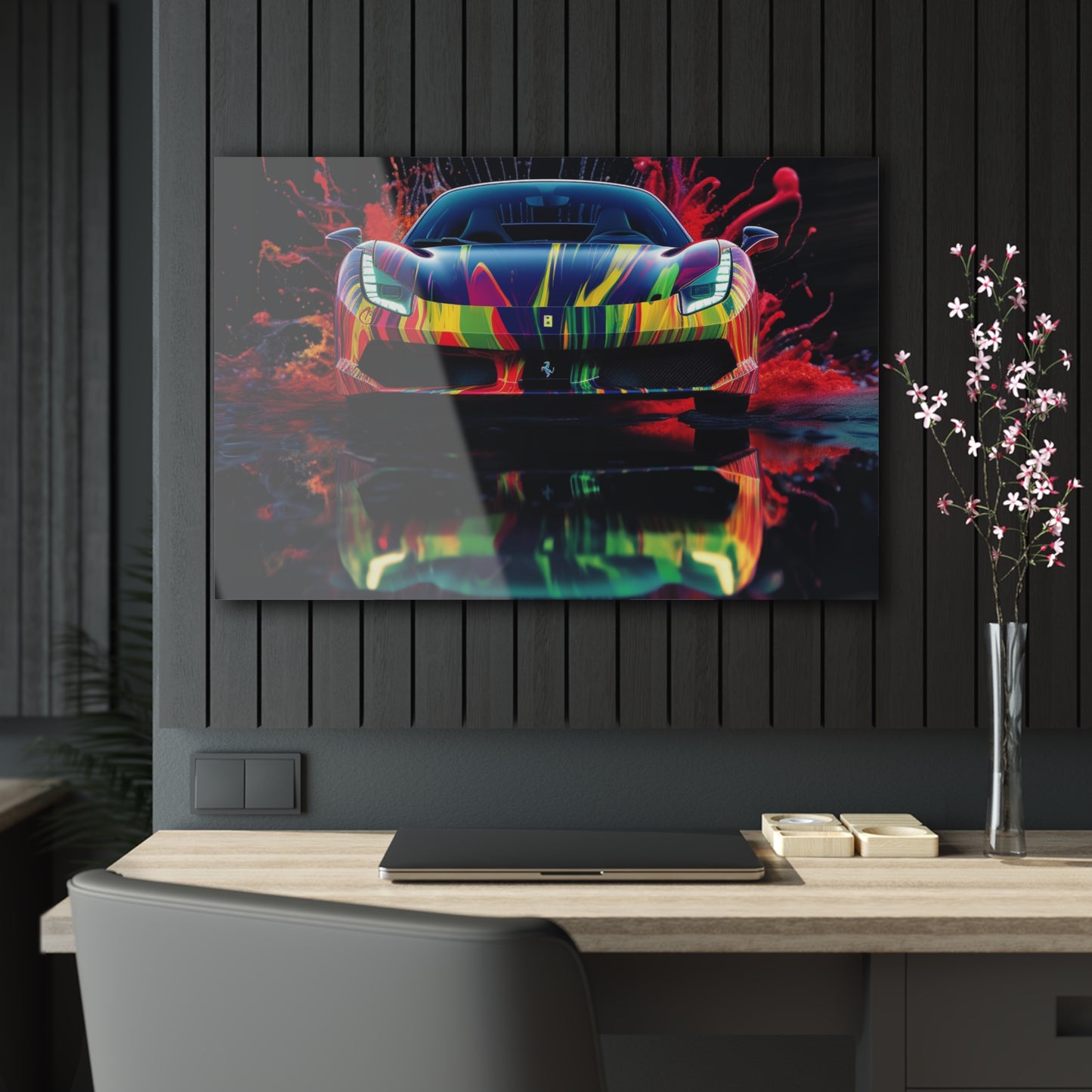 Acrylic Prints Ferrari Fusion Water 1