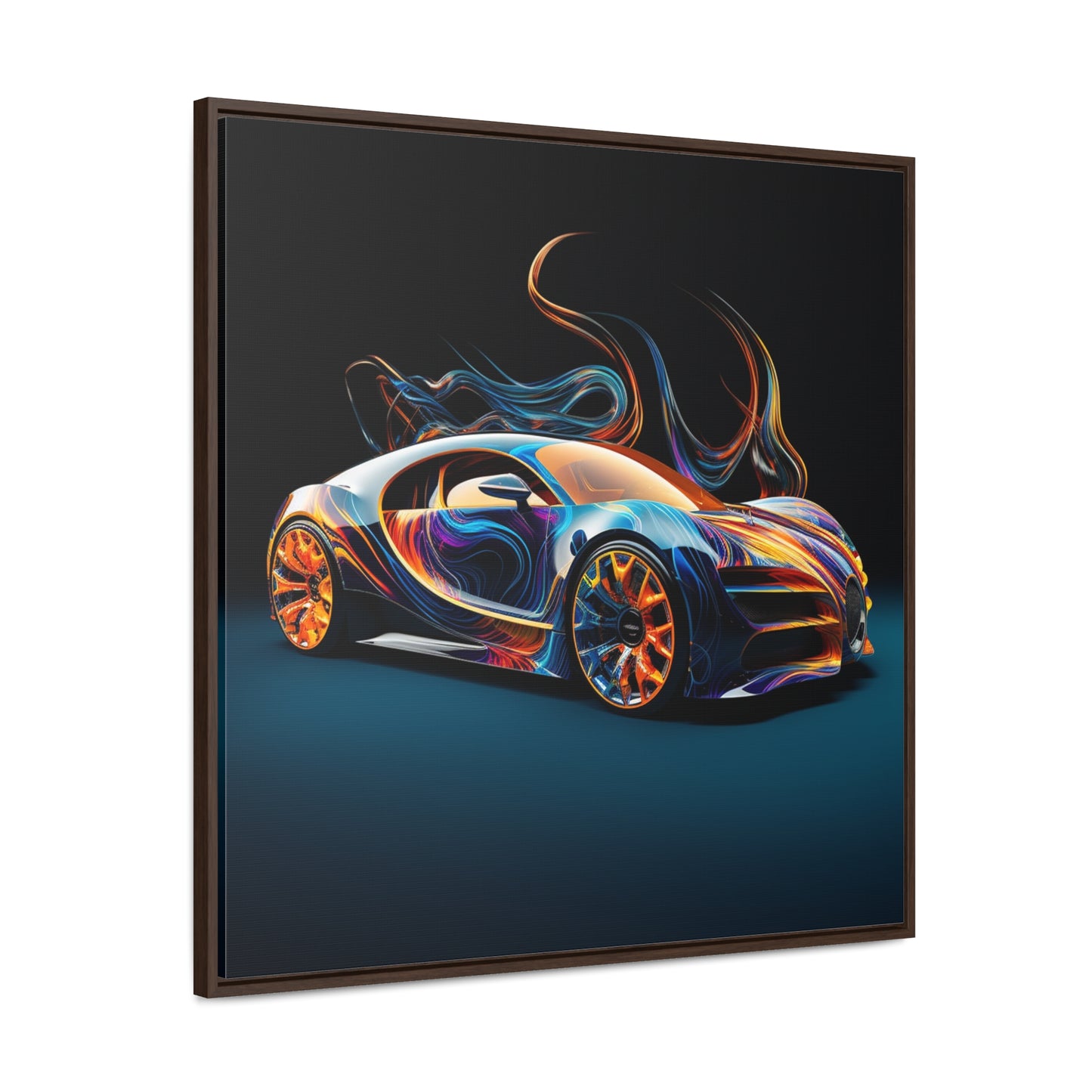 Gallery Canvas Wraps, Square Frame Bugatti Abstract Flair 2