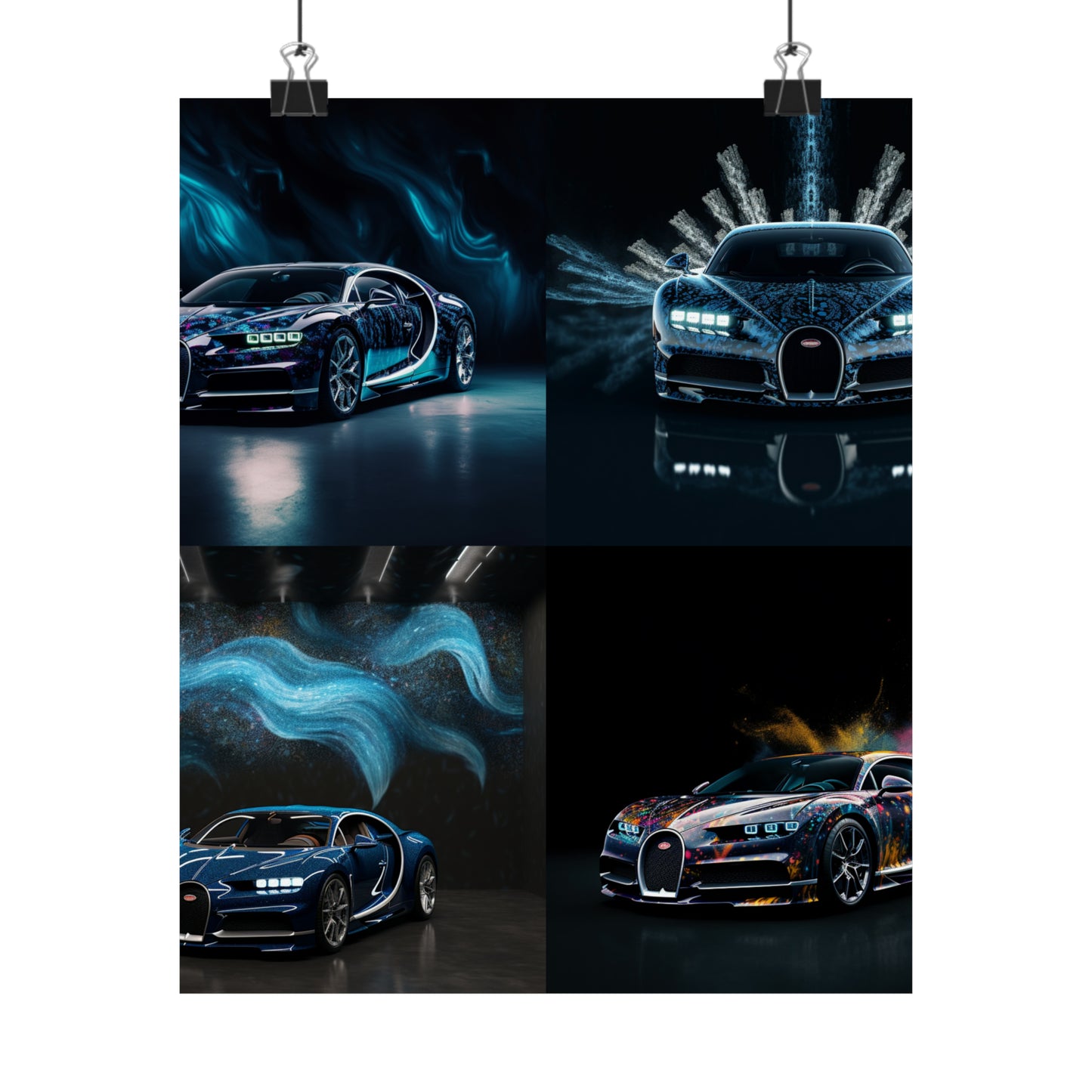 Premium Matte Vertical Posters Hyper Bugatti 5