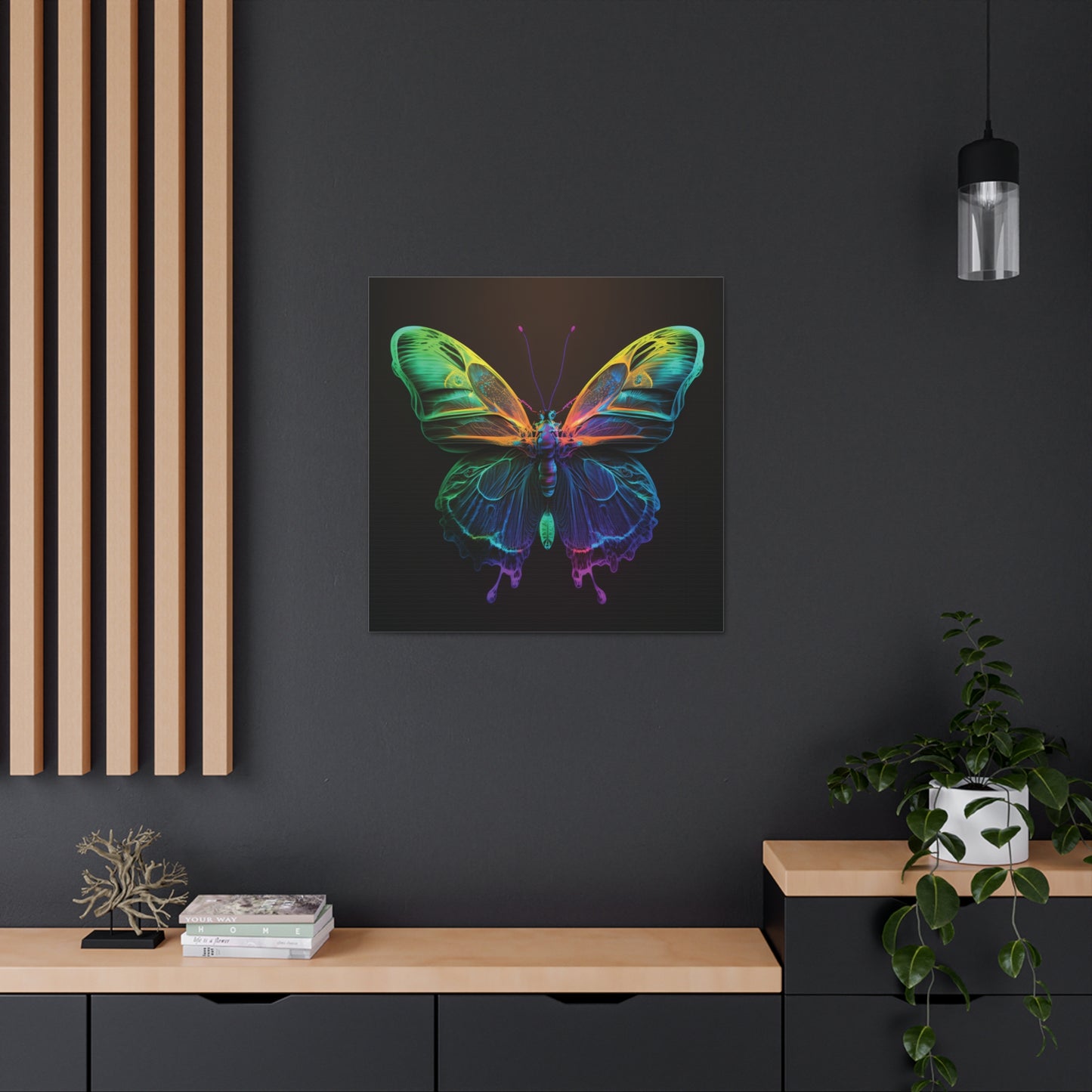 Canvas Gallery Wraps Raw Hyper Color Butterfly 3