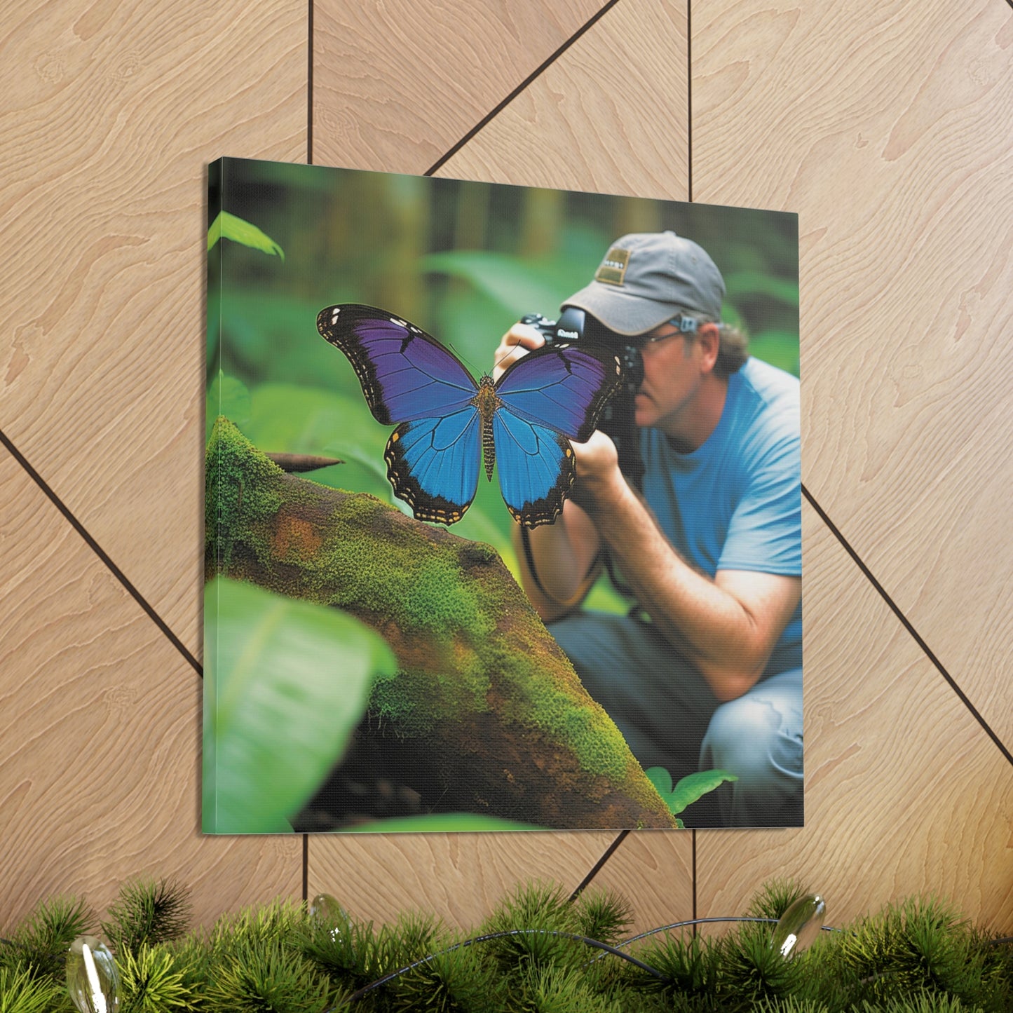 Canvas Gallery Wraps Jungle Butterfly 4