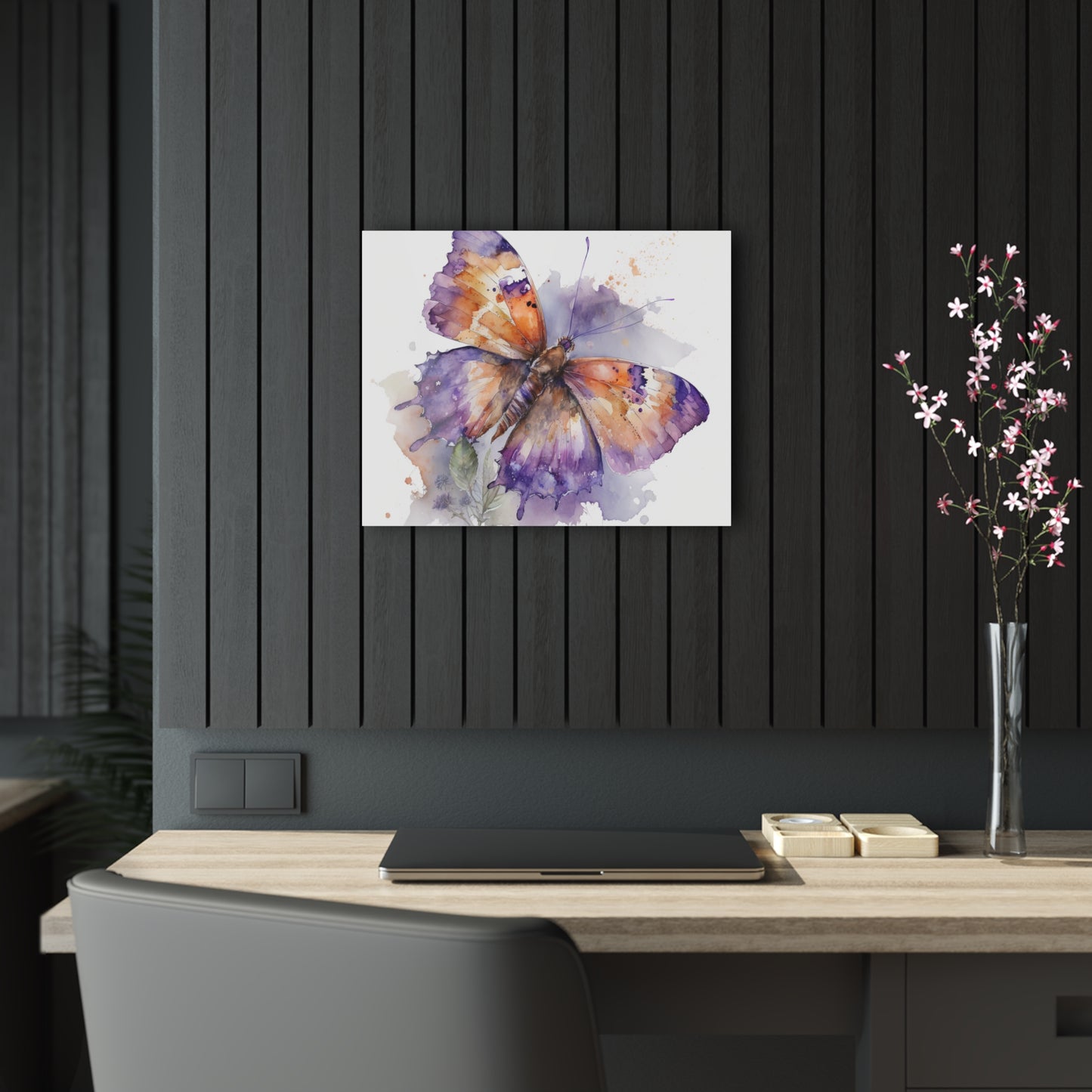 Acrylic Prints MerlinRose Watercolor Butterfly 1