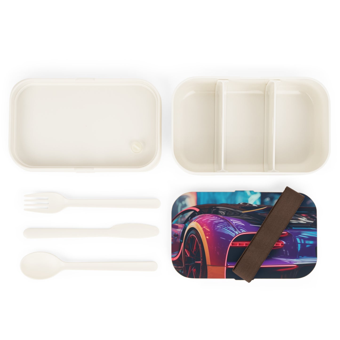 Bento Lunch Box Hyper Bugatti Neon Chiron 3