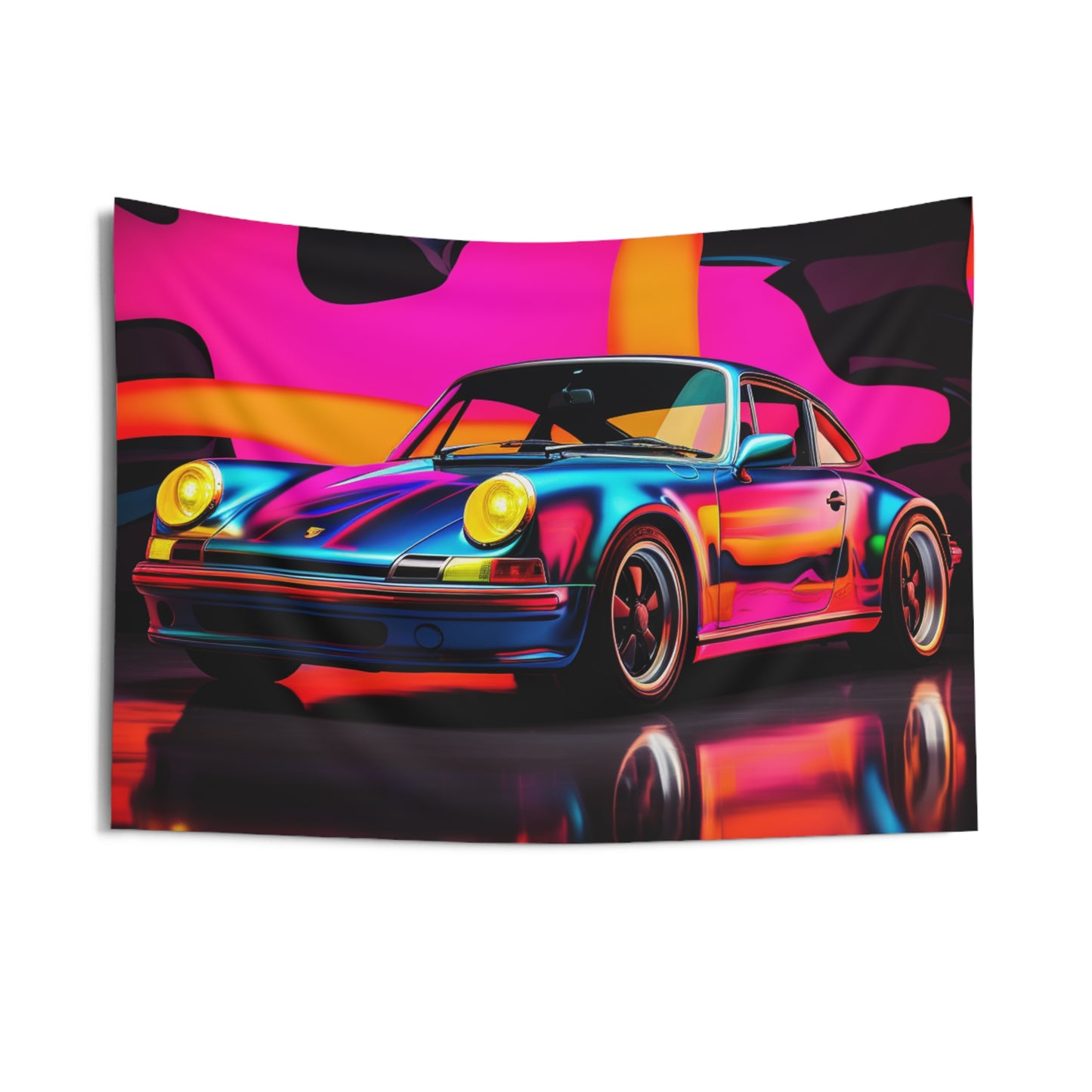 Indoor Wall Tapestries Macro Porsche 2