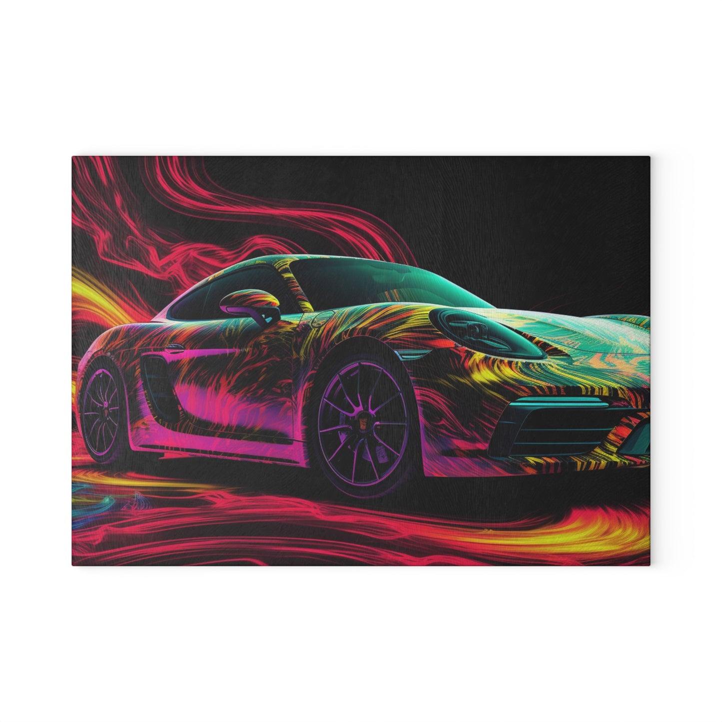 Glass Cutting Board Porsche Flair 1