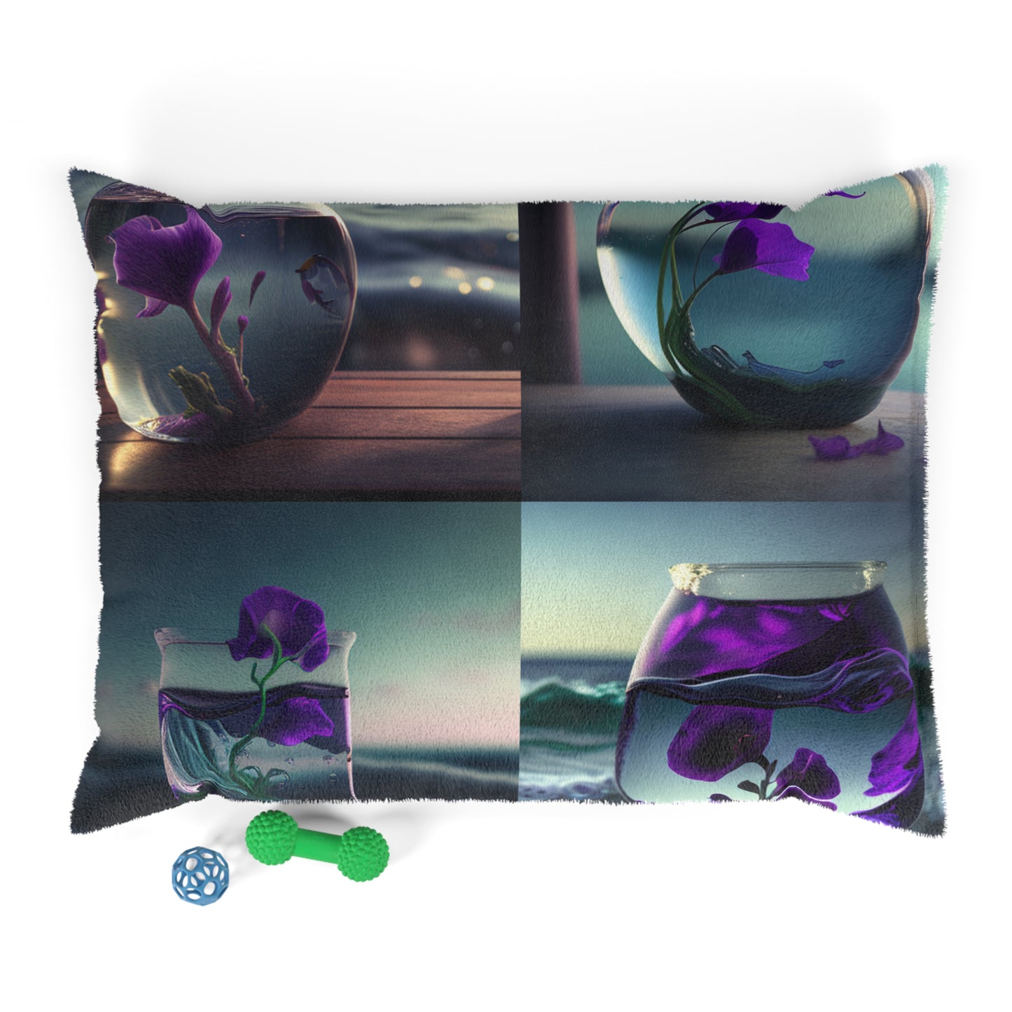 Pet Bed Purple Sweet pea in a vase 5