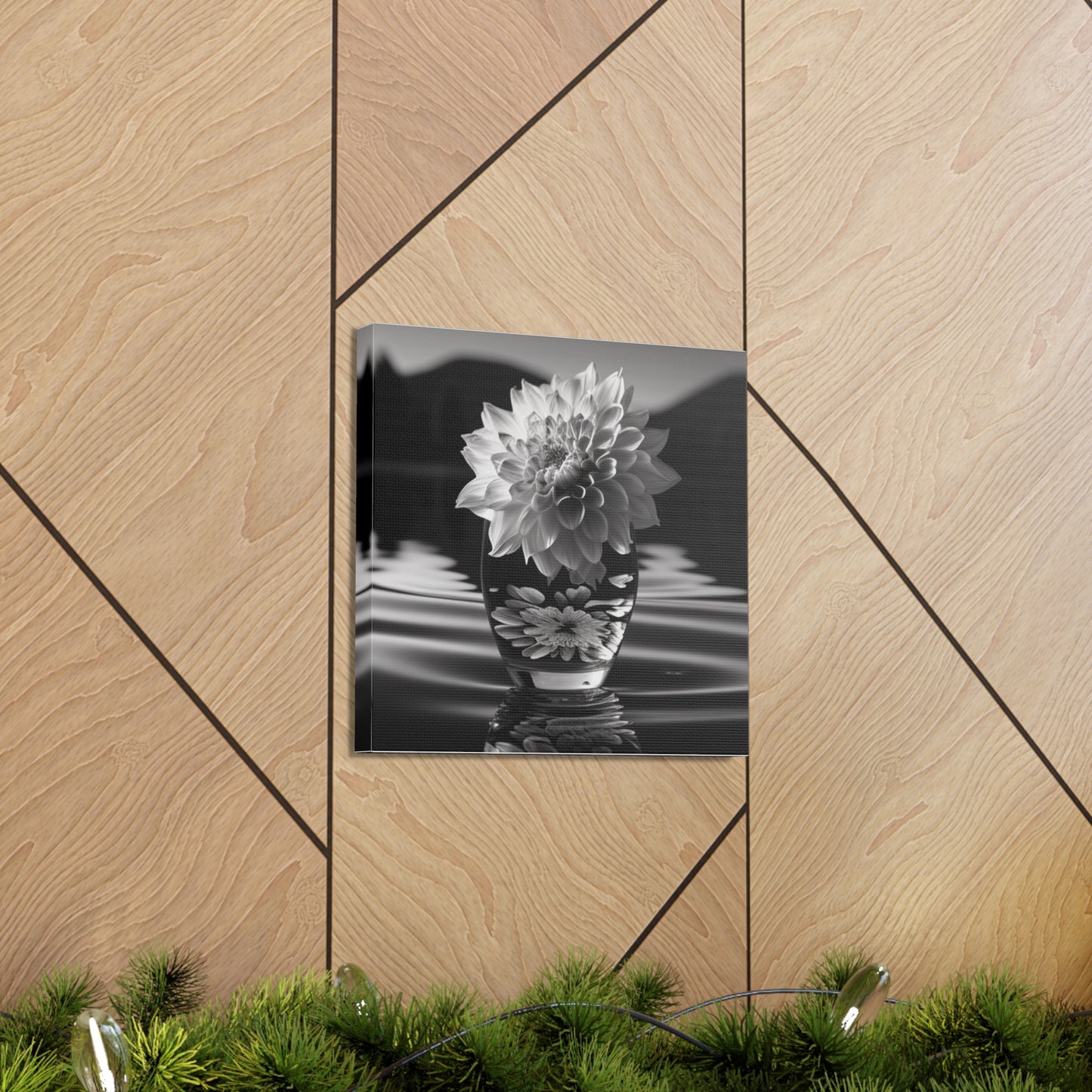 Canvas Gallery Wraps White Dahlia 4