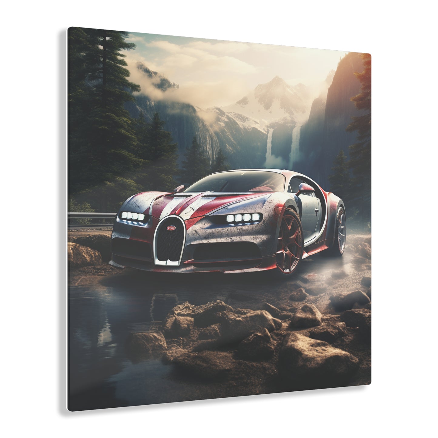 Acrylic Prints Bugatti Waterfall 4