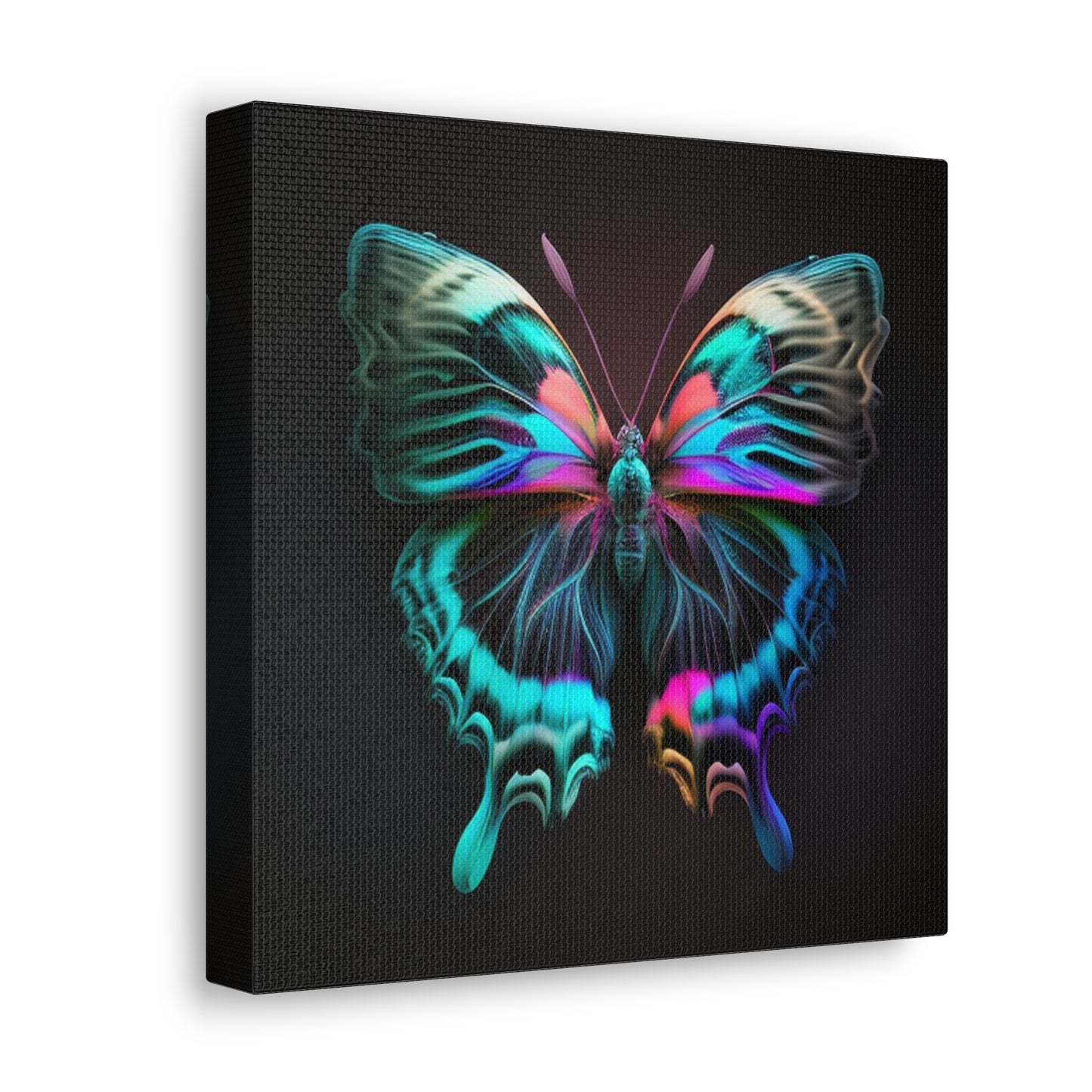 Canvas Gallery Wraps Neon Butterfly Fusion 3