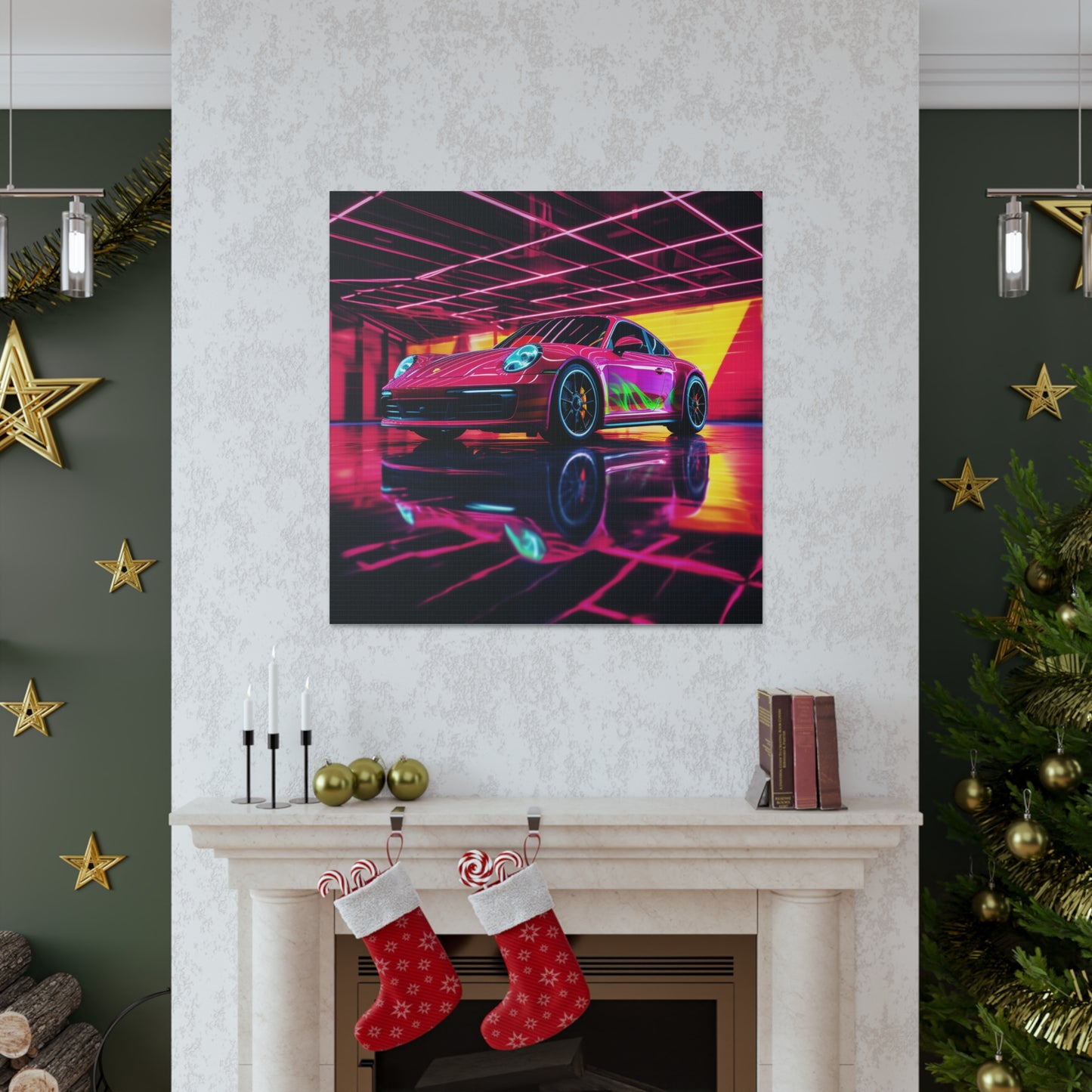 Canvas Gallery Wraps Macro Porsche 3