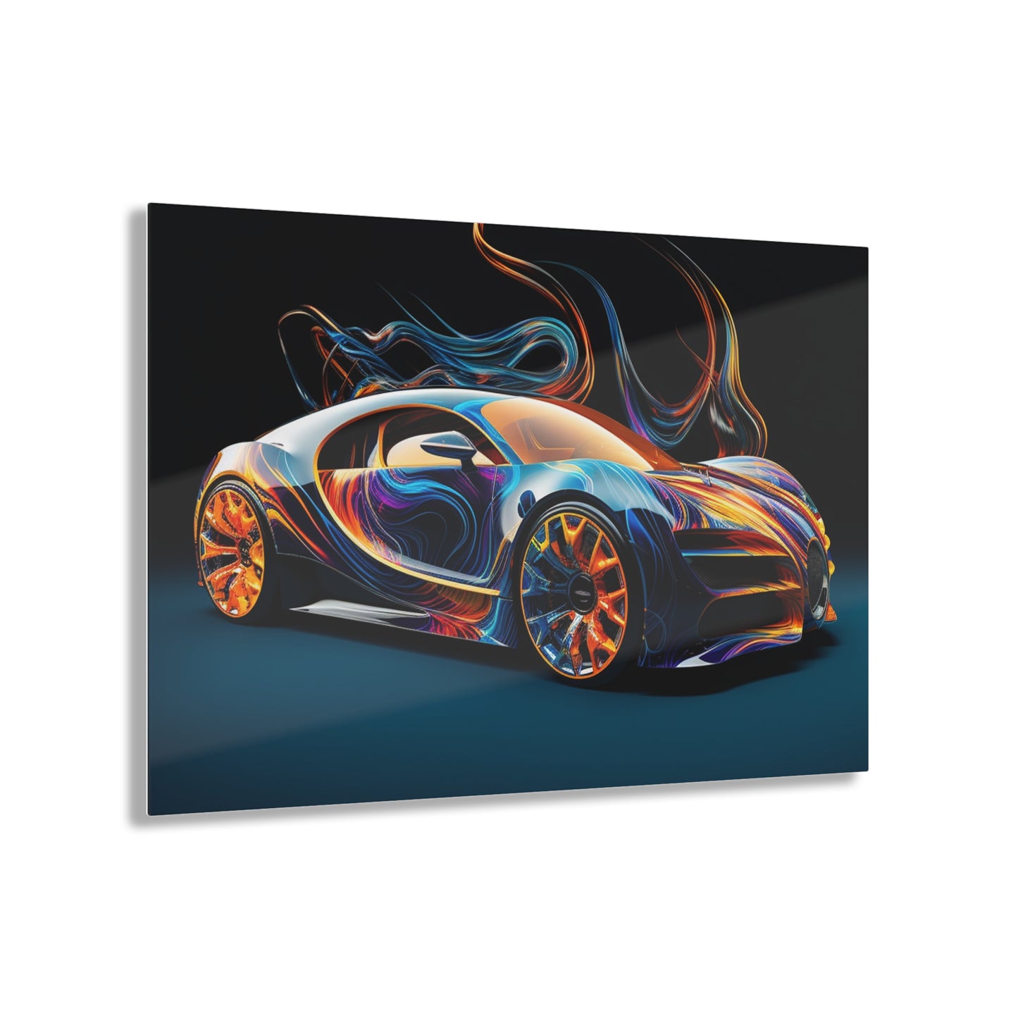 Acrylic Prints Bugatti Abstract Flair 2