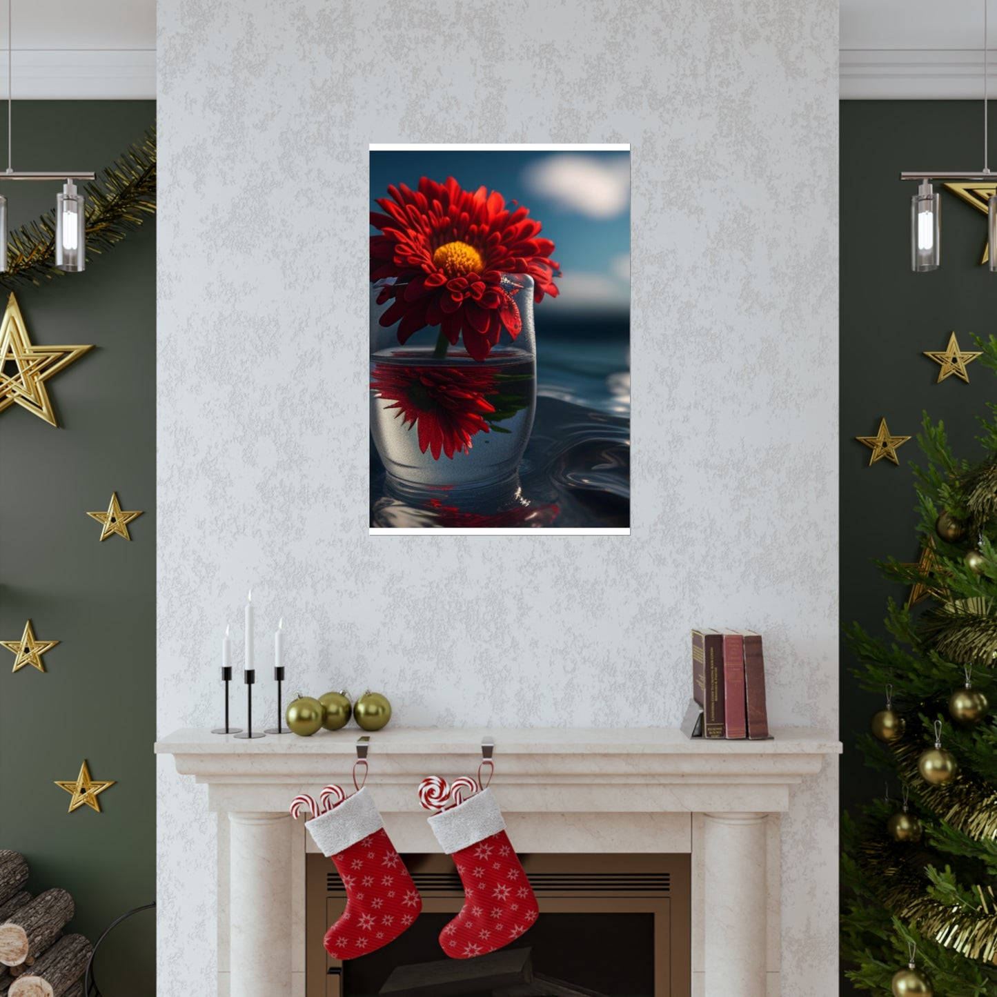 Premium Matte Vertical Posters Chrysanthemum 3