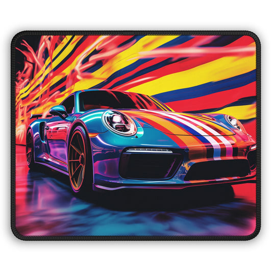 Gaming Mouse Pad  Macro American Flag Porsche 2