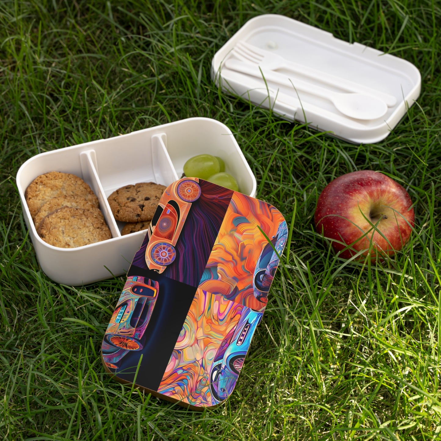 Bento Lunch Box Bugatti Abstract Concept 5