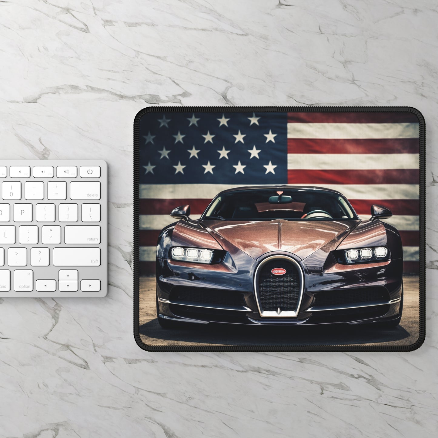 Gaming Mouse Pad  Bugatti Flag 4