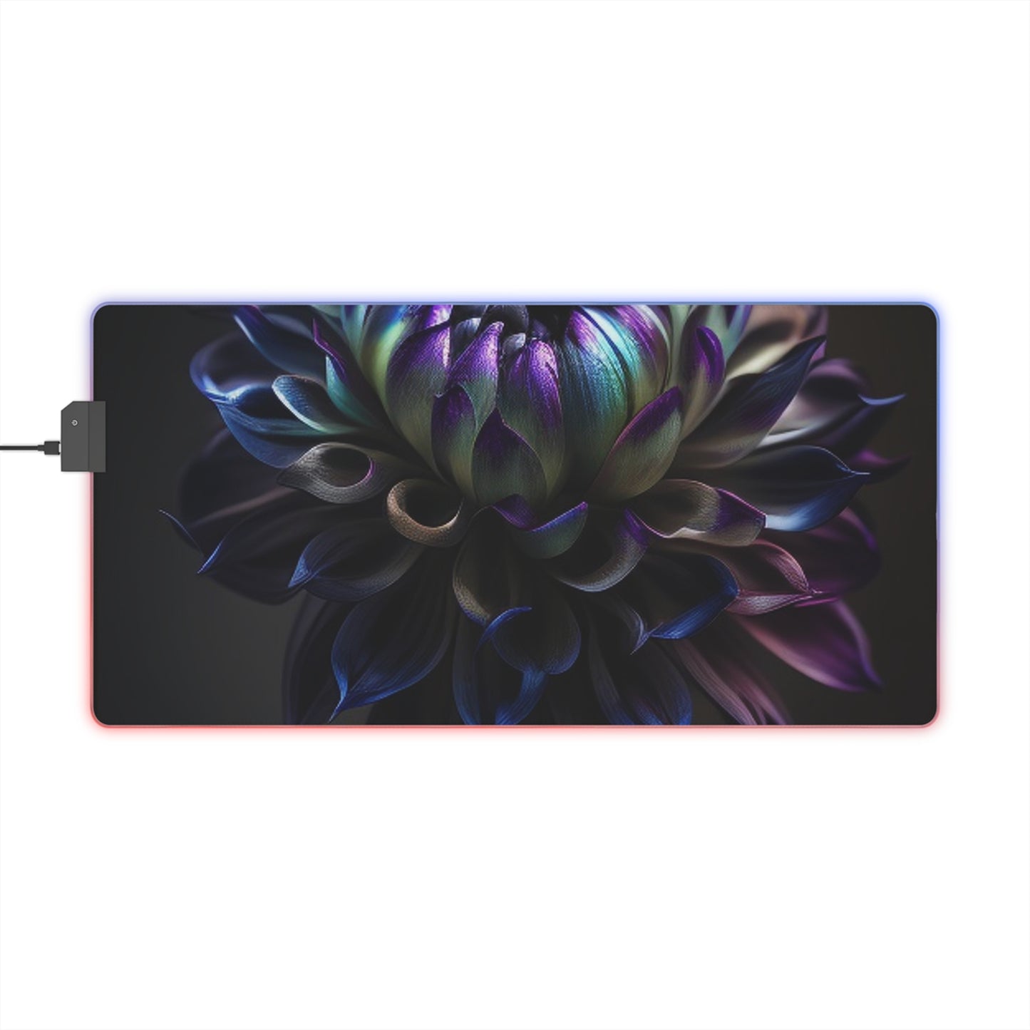 LED Gaming Mouse Pad Dahlia Purple 4