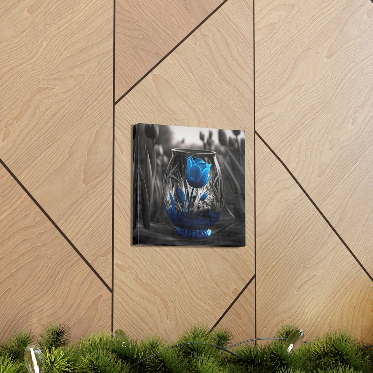 Canvas Gallery Wraps Tulip Blue 3