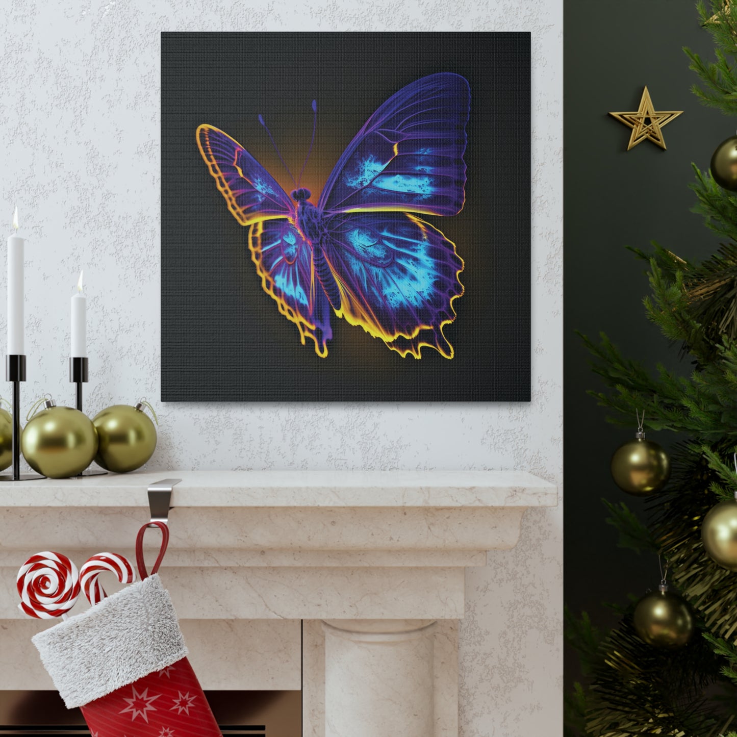 Canvas Gallery Wraps Thermal Butterfly 4