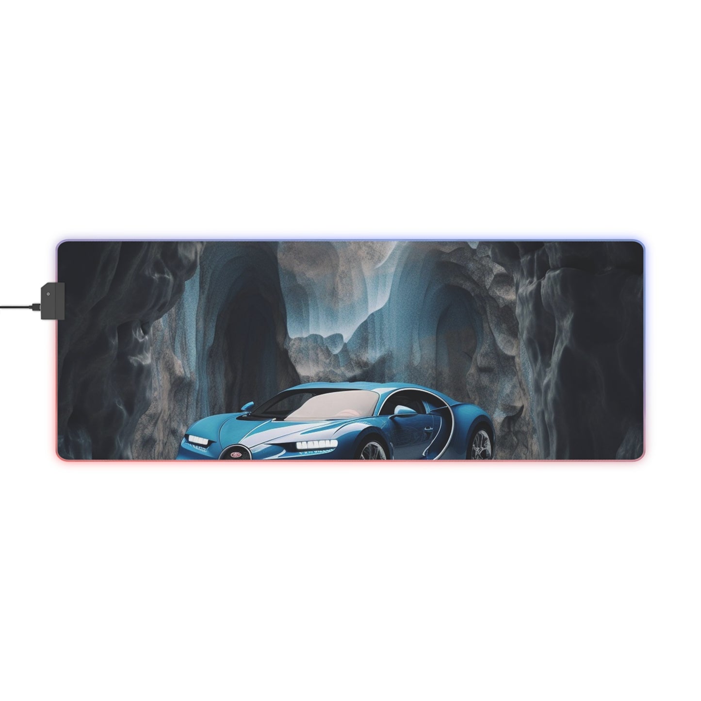 LED Gaming Mouse Pad Bugatti Real Look 2