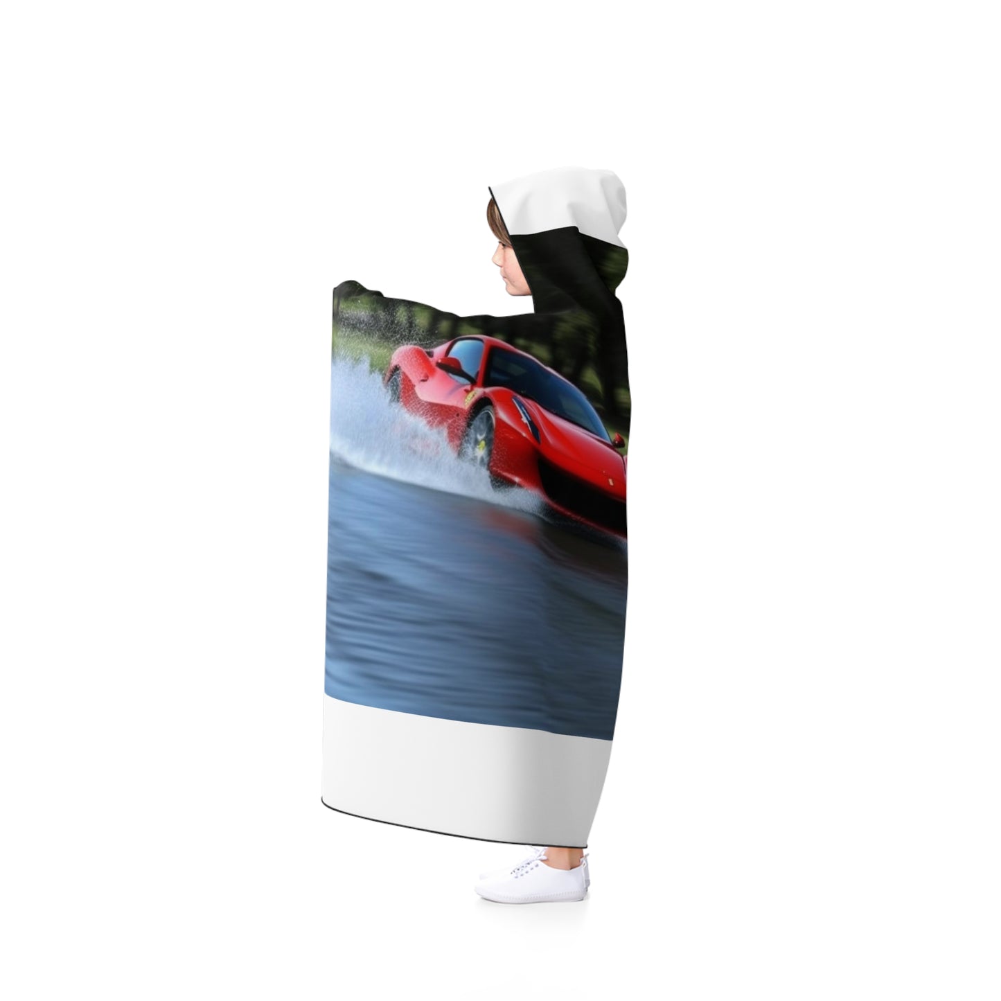 Hooded Blanket Water Ferrari Splash 3