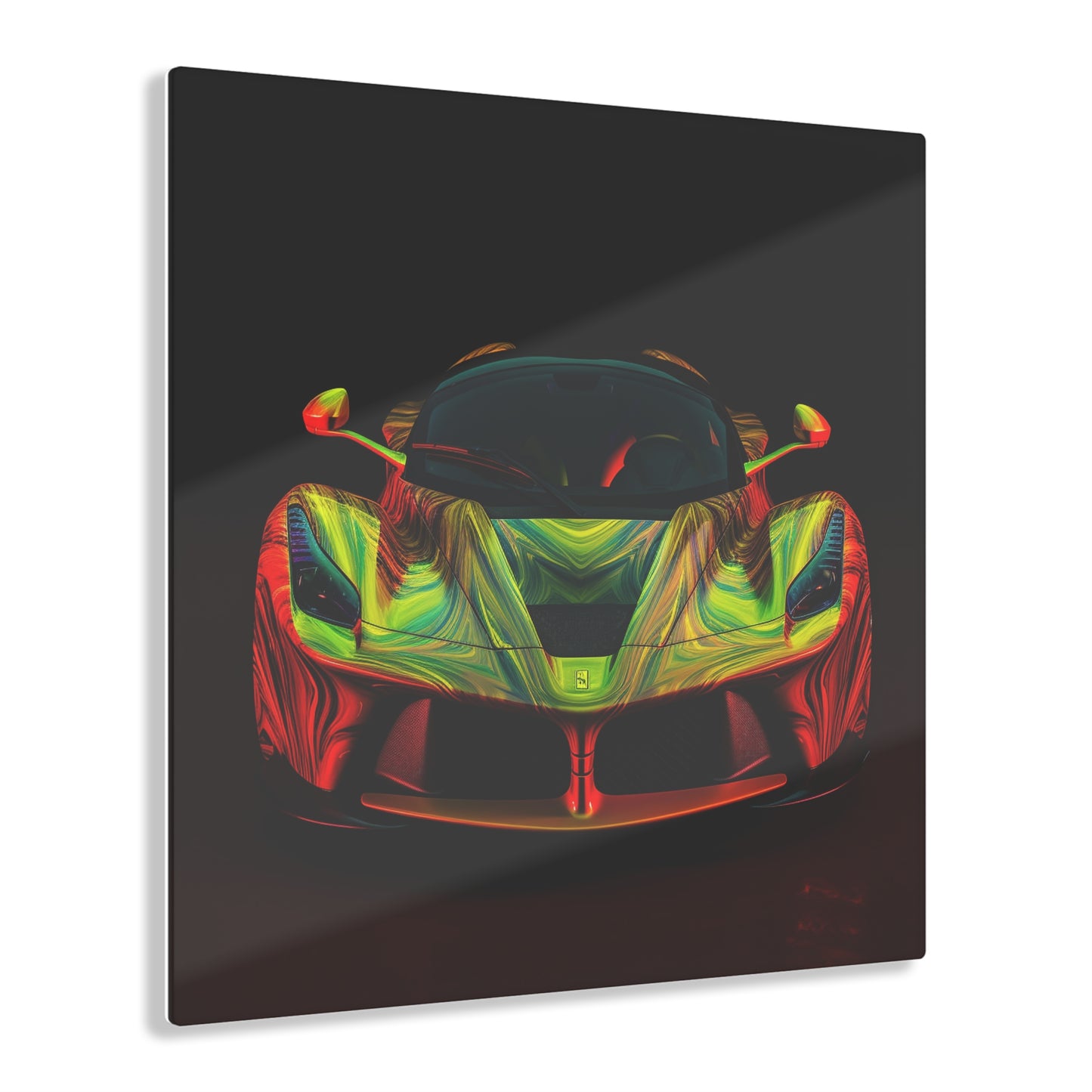 Acrylic Prints Ferrari Neon 1