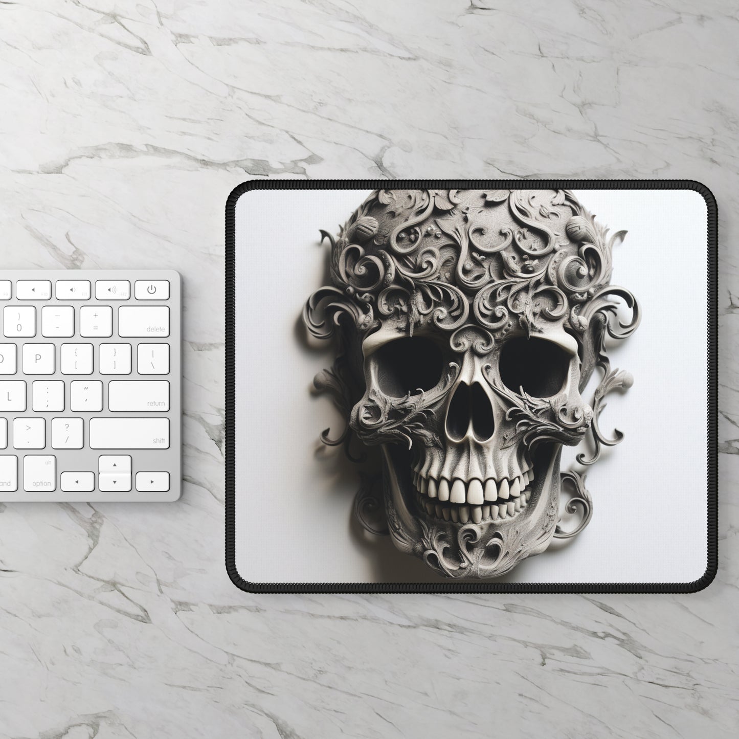 Gaming Mouse Pad  Skull Treble Clef 2