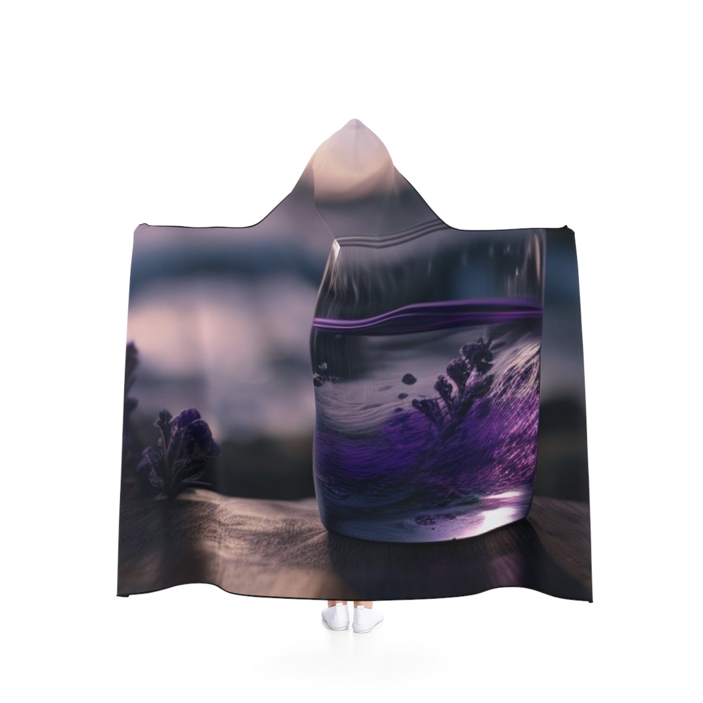 Hooded Blanket Lavender in a vase 4