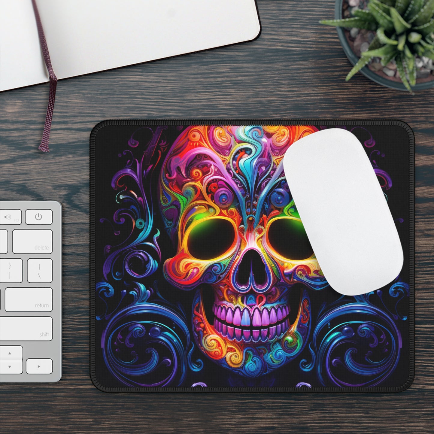 Gaming Mouse Pad  Macro Skull Color 2