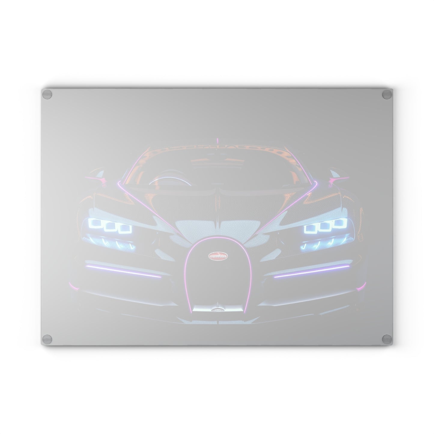 Glass Cutting Board Hyper Bugatti Chiron 2