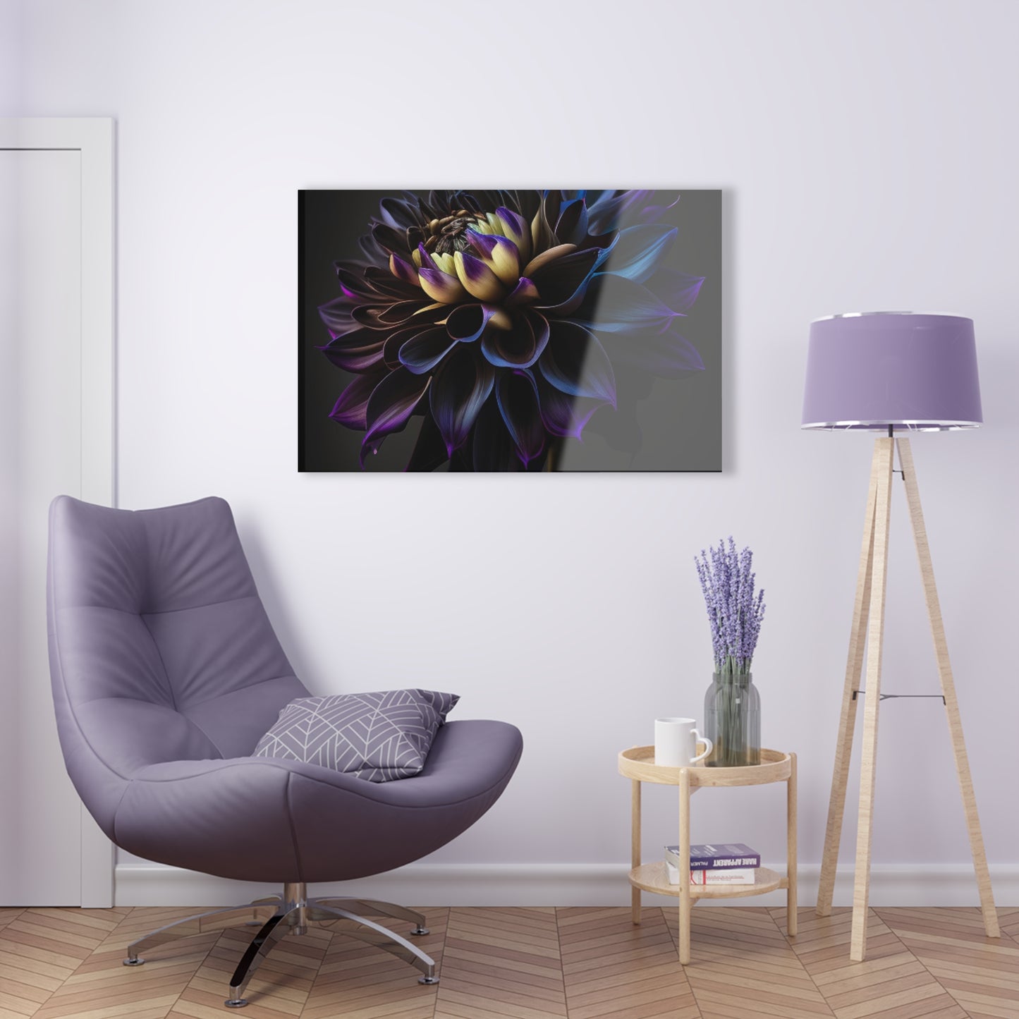 Acrylic Prints Dahlia Purple 1