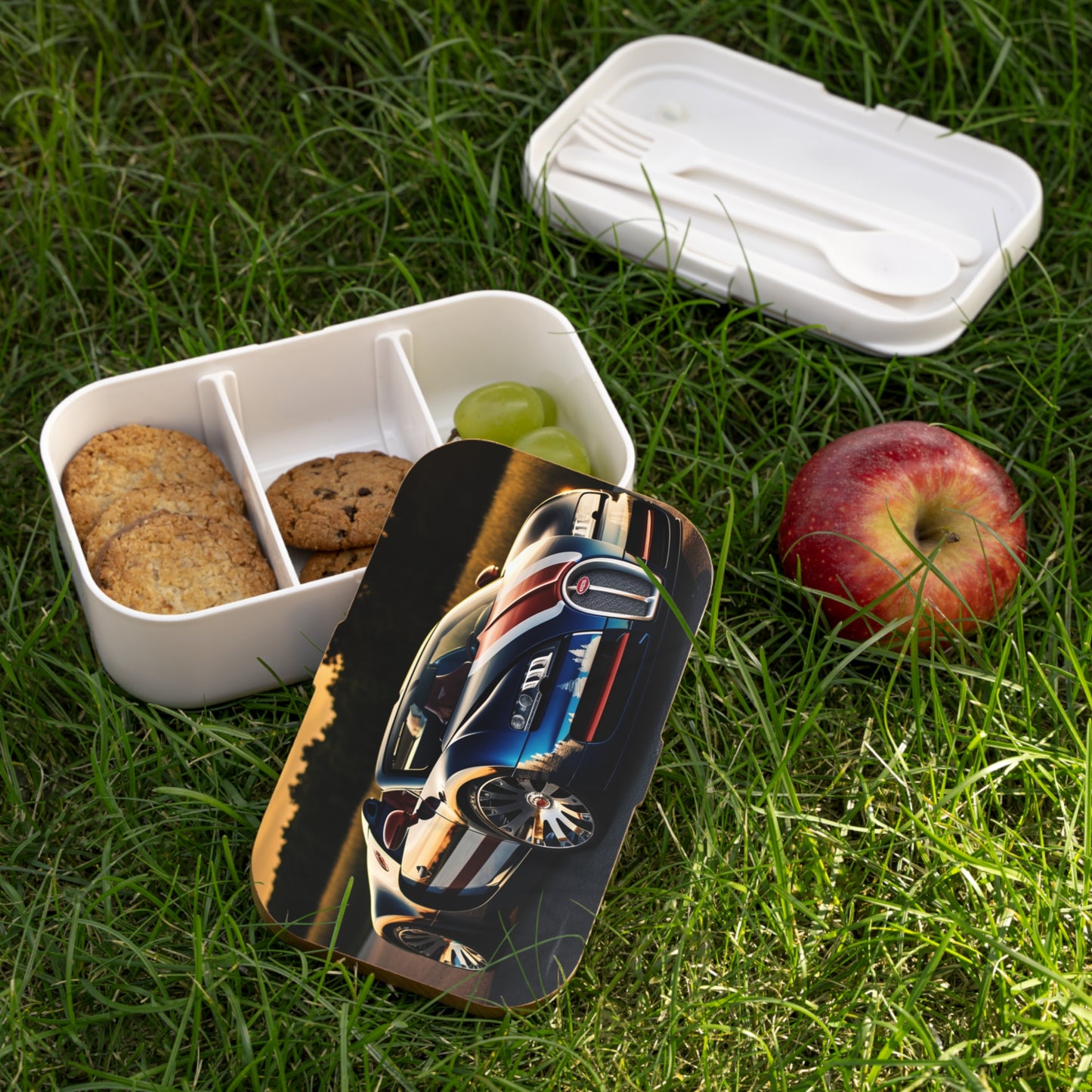 Bento Lunch Box Bugatti Flag American 3