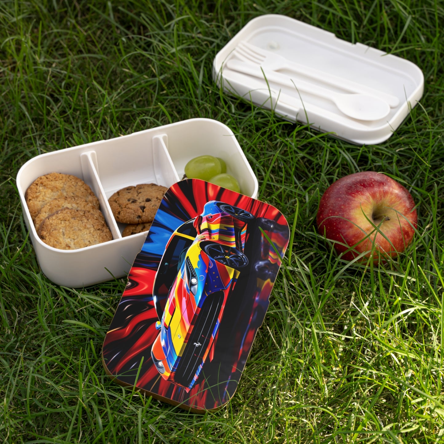 Bento Lunch Box Hyper Colorfull Ferrari 1