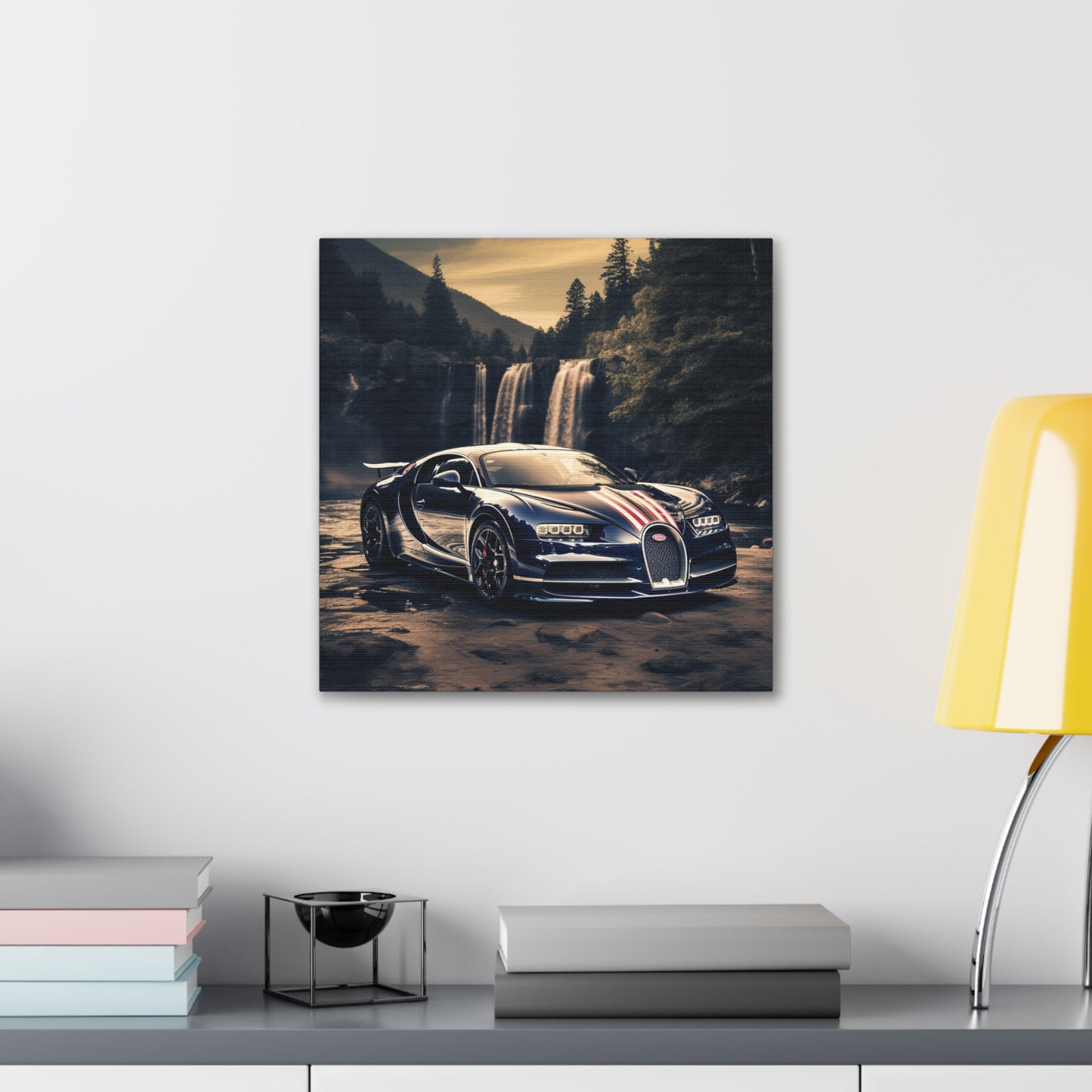 Canvas Gallery Wraps Bugatti Waterfall 2