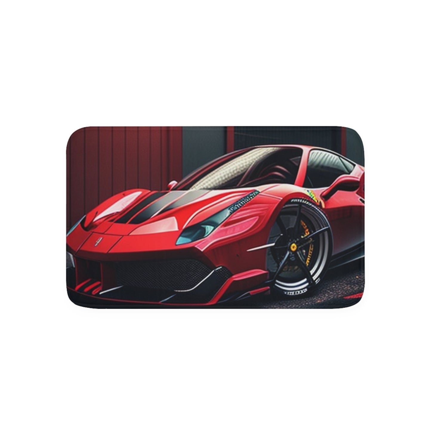 Memory Foam Bath Mat Ferrari Hyper 1