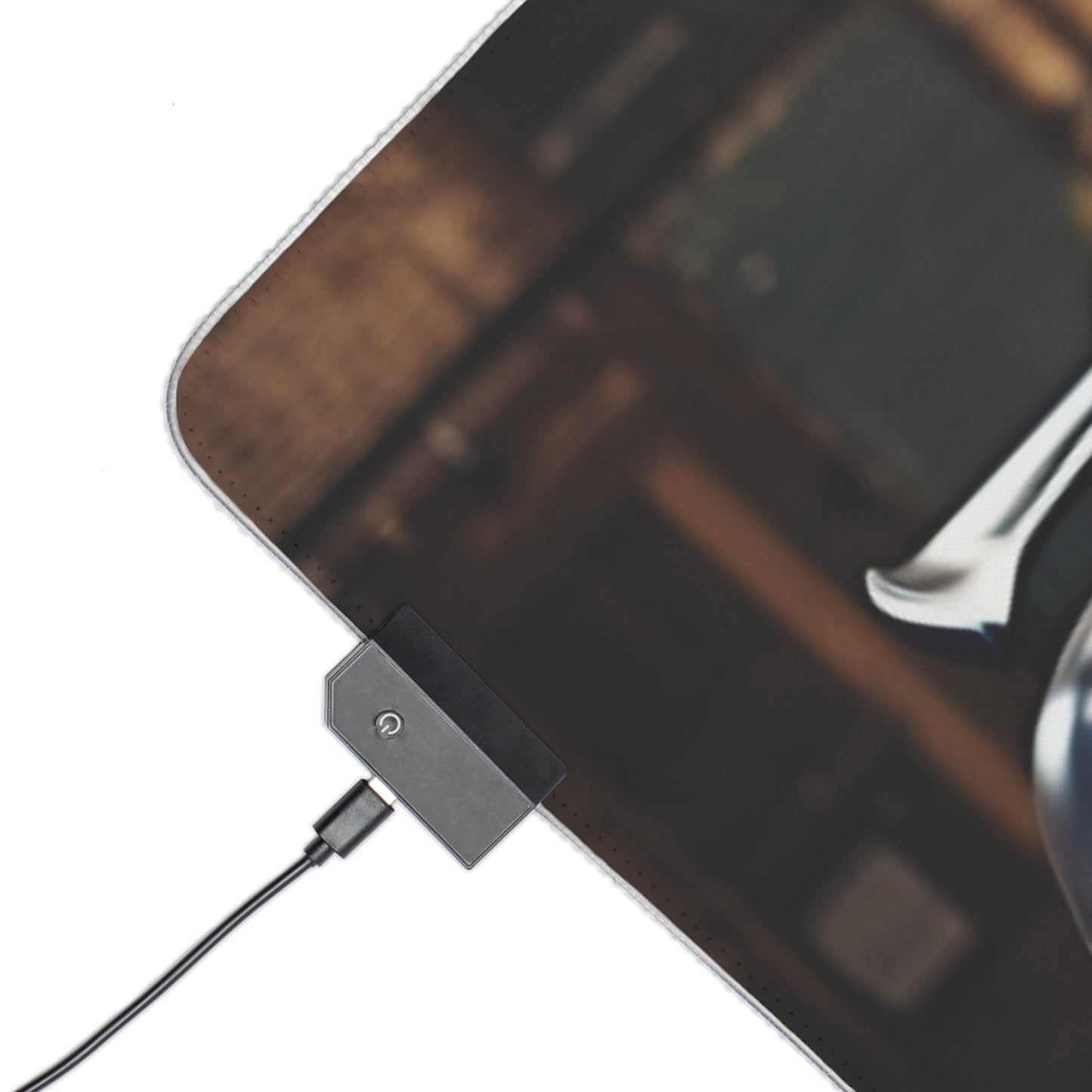 LED Gaming Mouse Pad American Flag Porsche 1