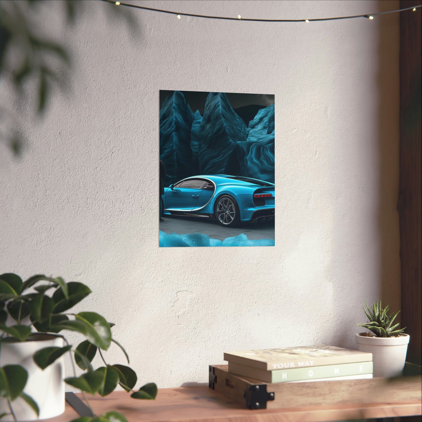 Premium Matte Vertical Posters Bugatti Real Look 3