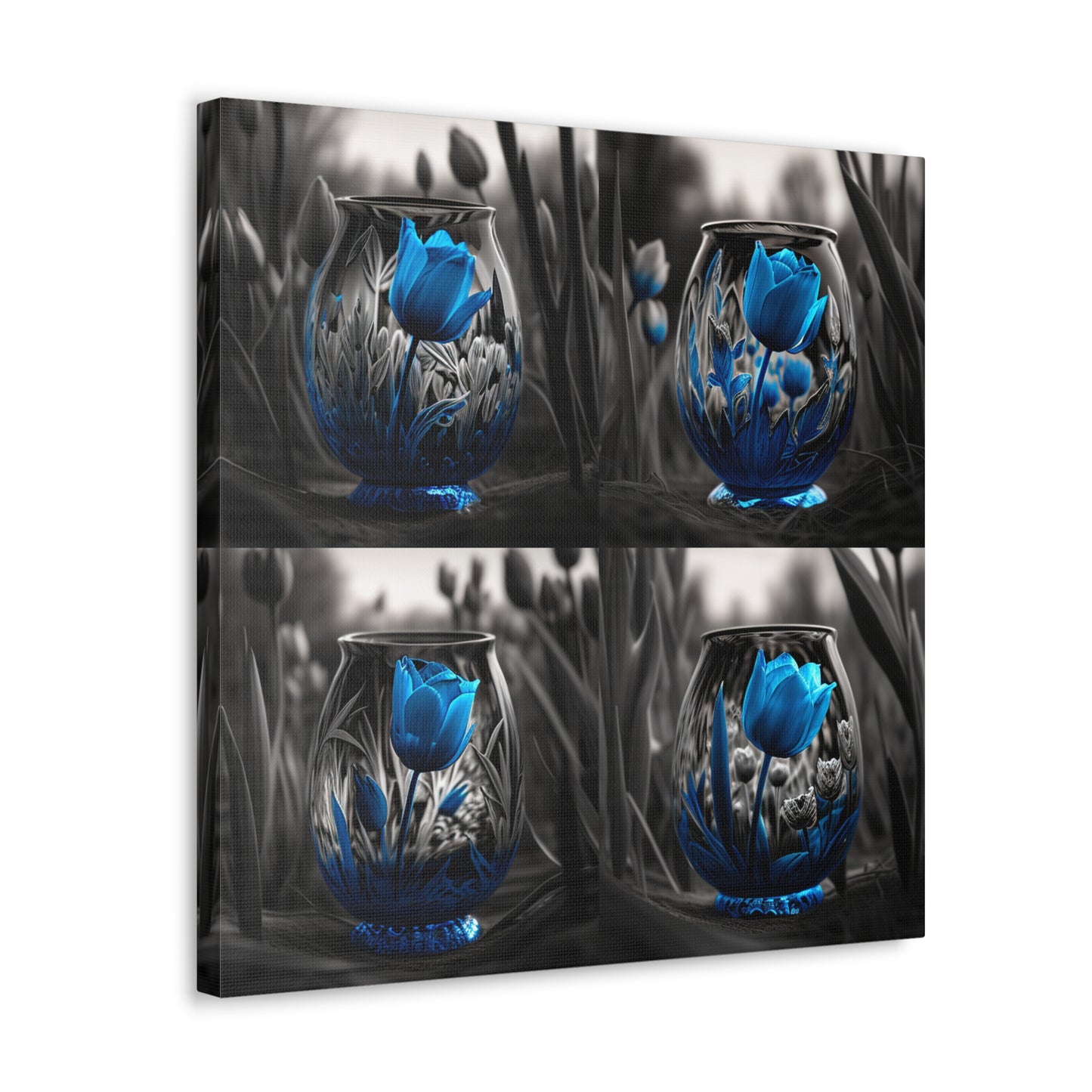Canvas Gallery Wraps Tulip Blue 5