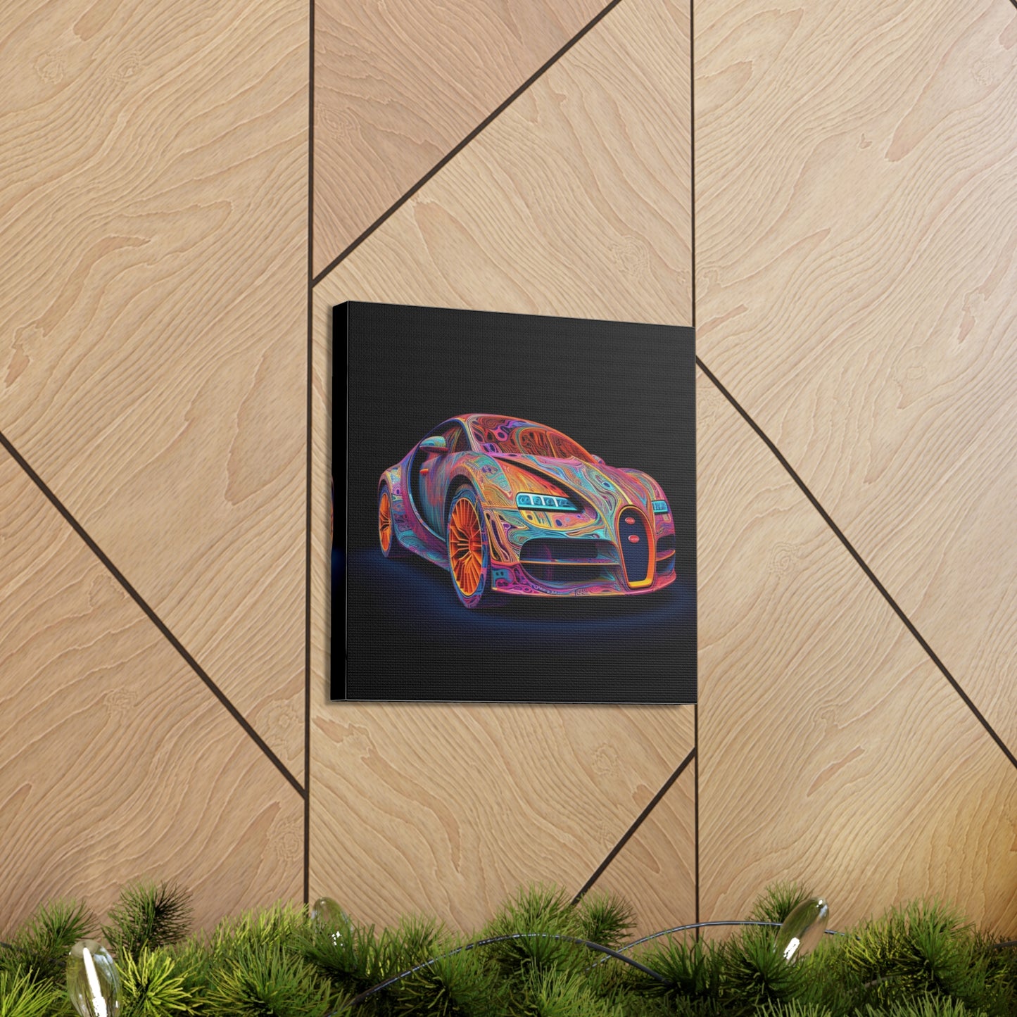 Canvas Gallery Wraps Bugatti Abstract Concept 1