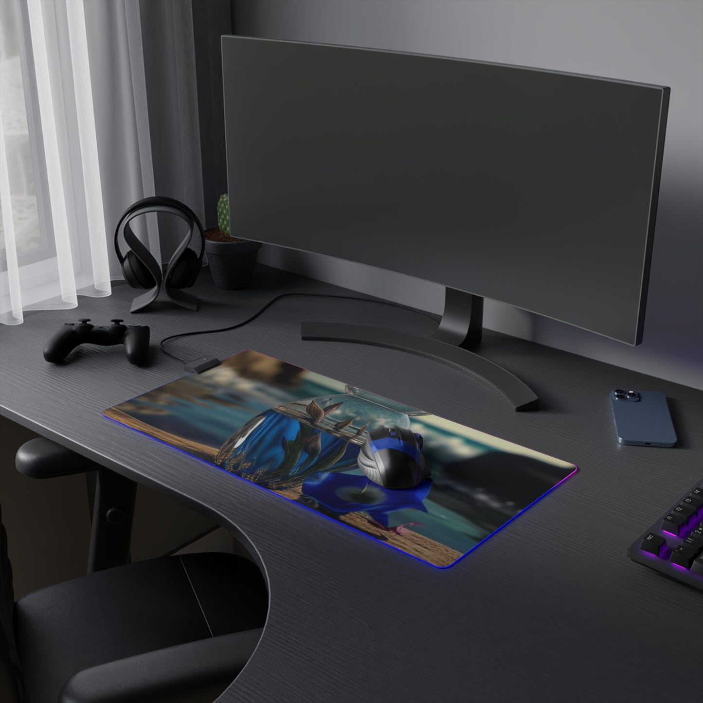 LED Gaming Mouse Pad The Bluebell 4