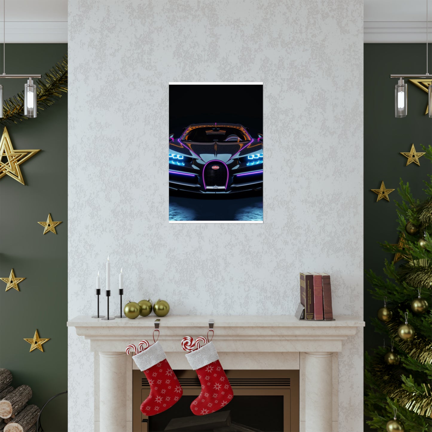 Premium Matte Vertical Posters Hyper Bugatti Chiron 2