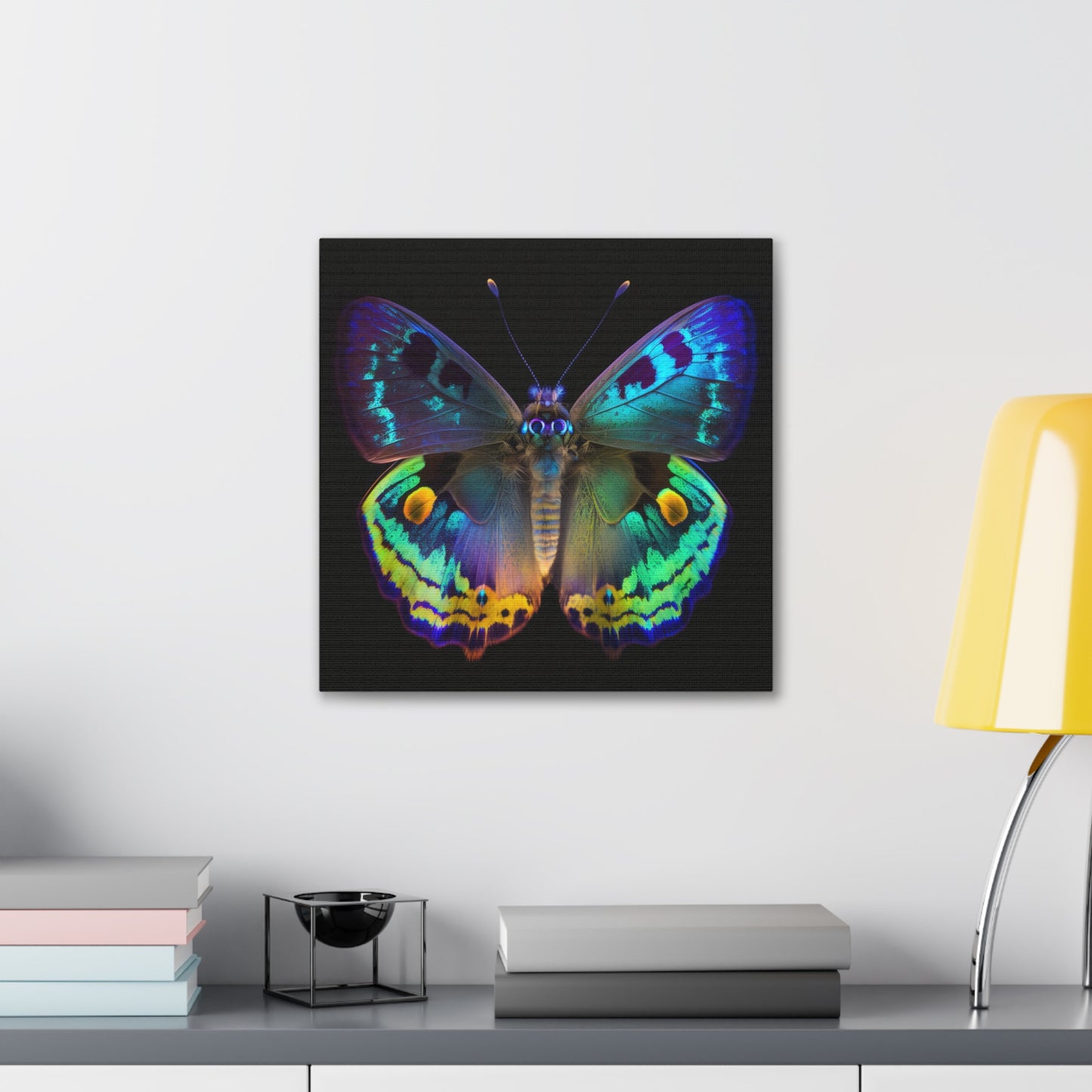 Canvas Gallery Wraps Neon Hue Butterfly 4