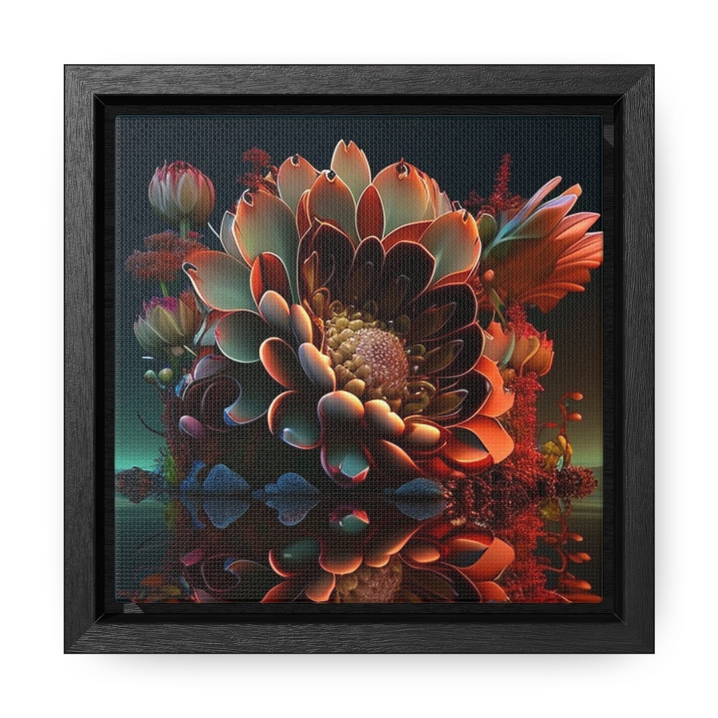 Gallery Canvas Wraps, Square Frame Flower Arangment 4