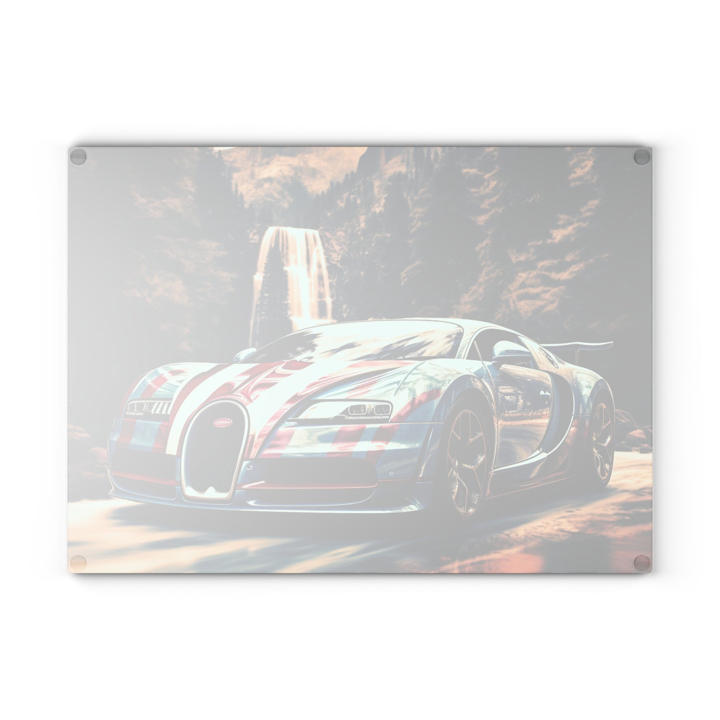 Glass Cutting Board Bugatti Waterfall 1