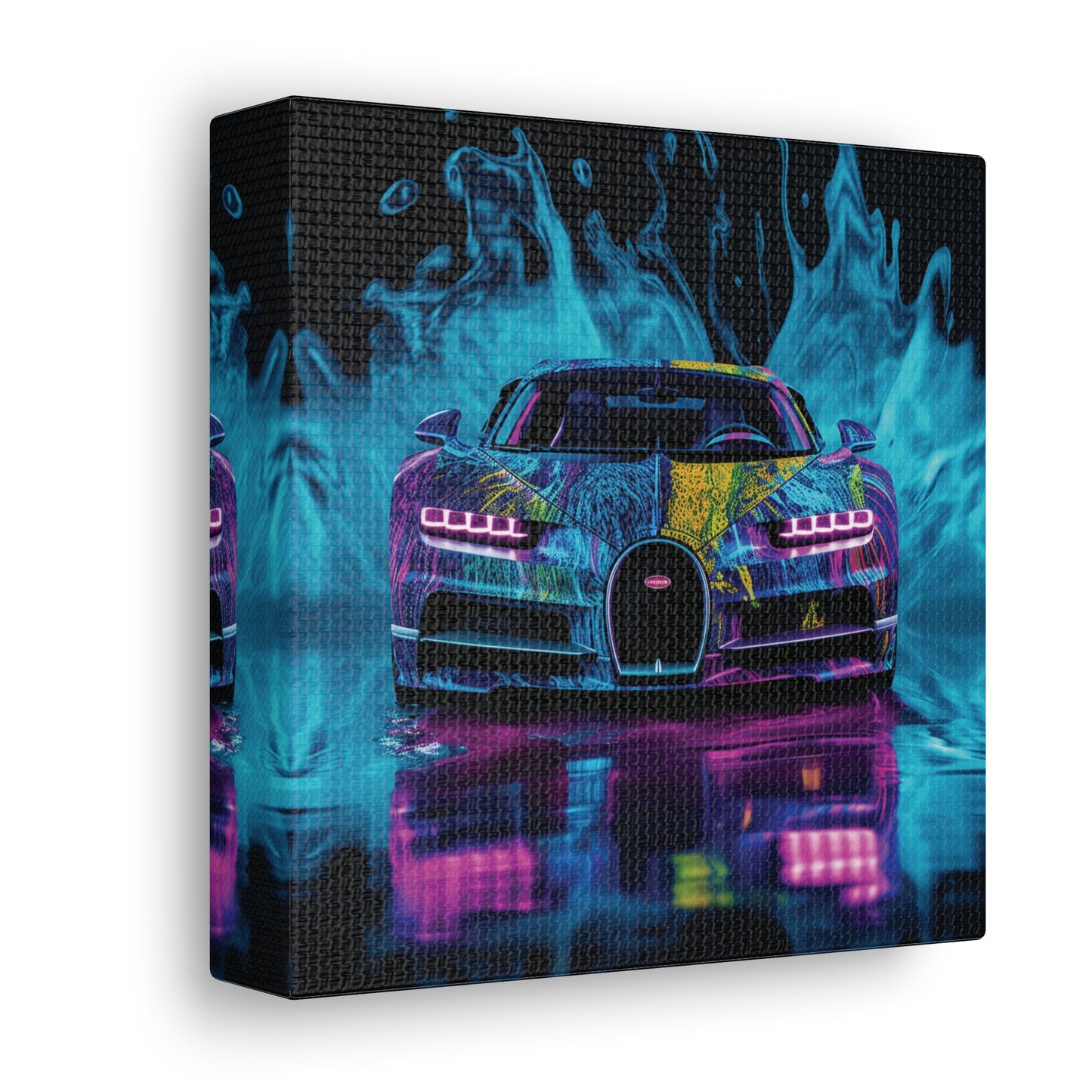 Canvas Gallery Wraps Bugatti Water 2