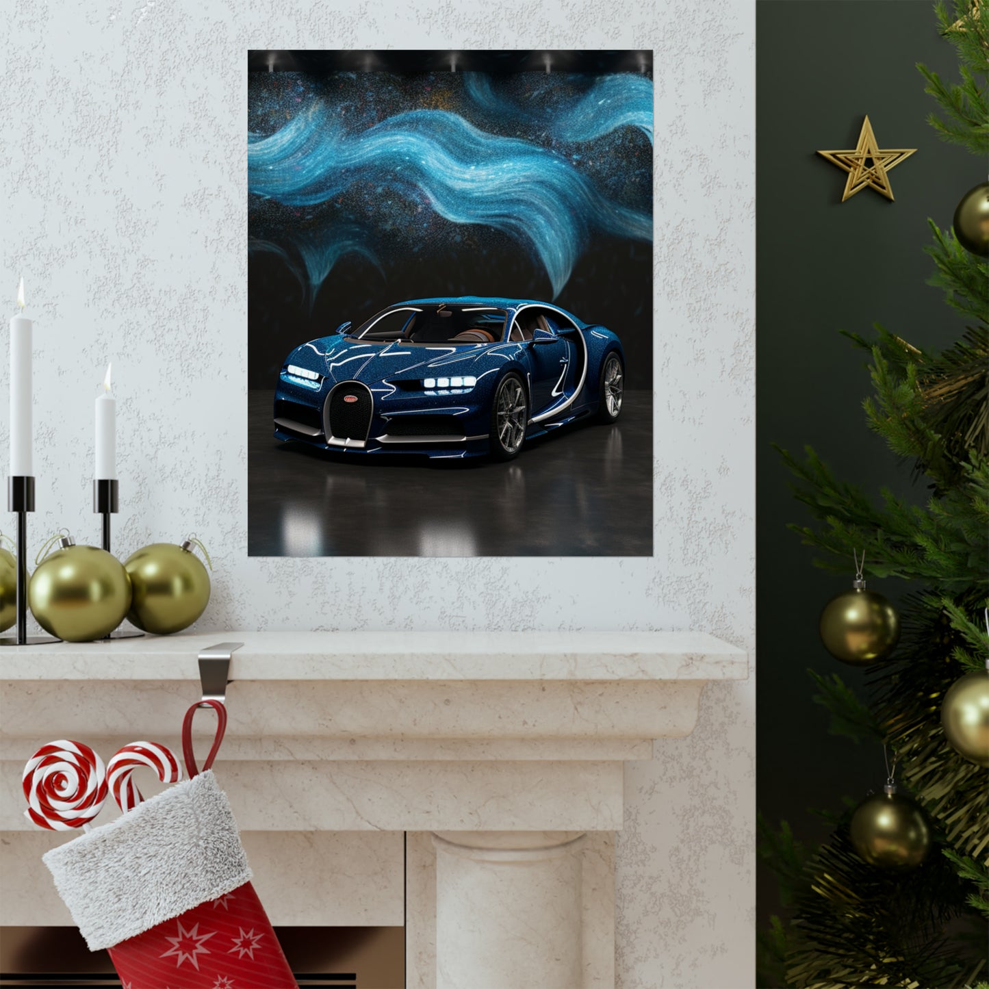 Premium Matte Vertical Posters Hyper Bugatti 3